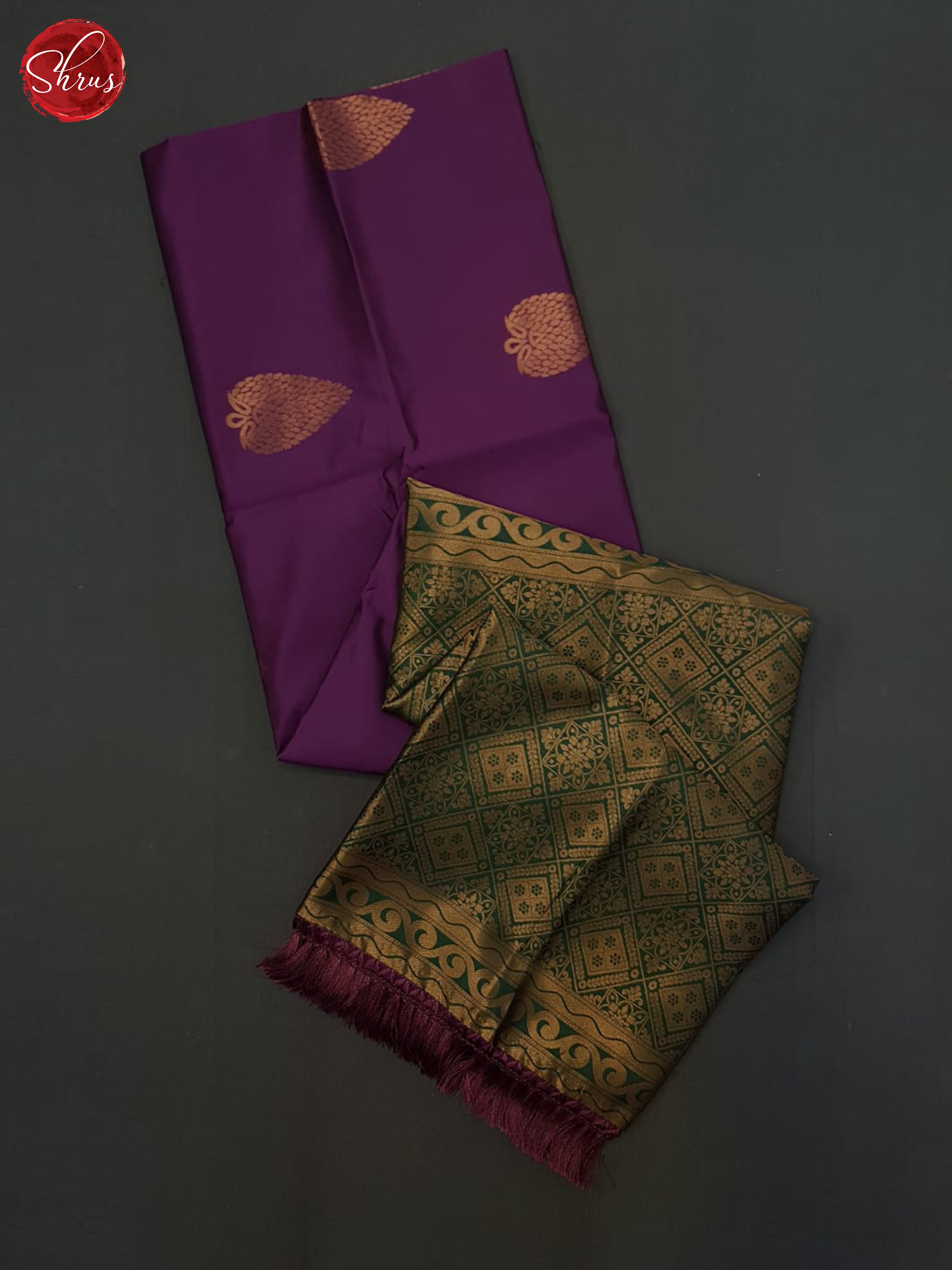 vadamalli and green- semi Soft Silk Saree - Shop on ShrusEternity.com