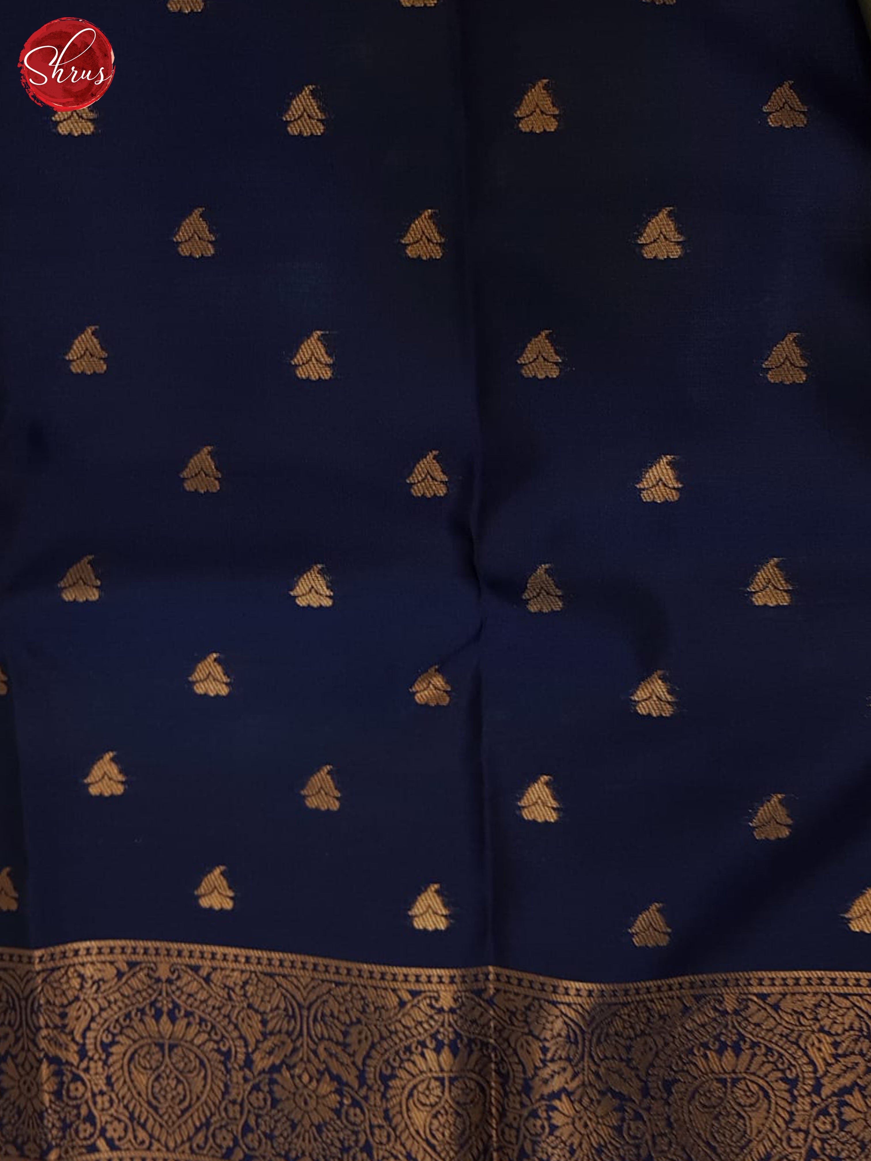 grey and blue - Semi Soft Silk Saree - Shop on ShrusEternity.com