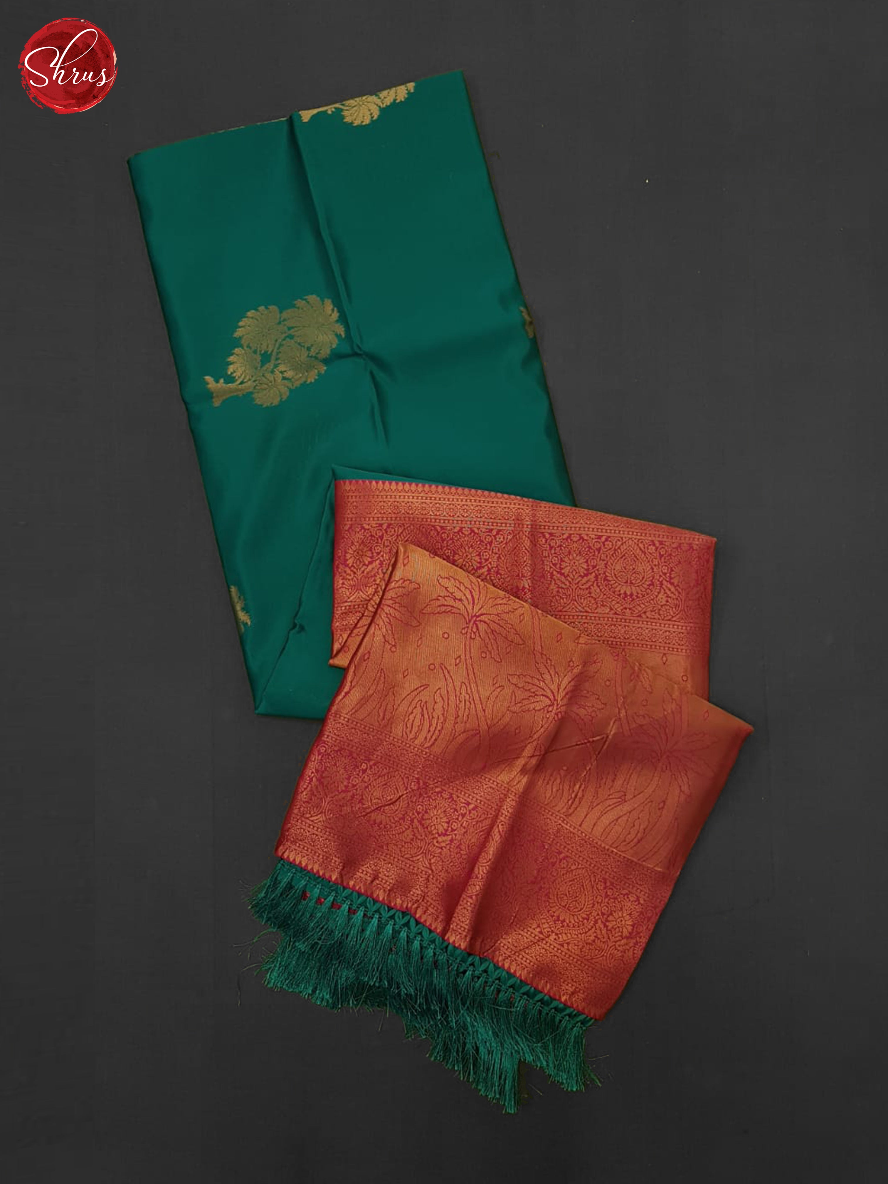 green and pink- Semi Soft Silk Saree - Shop on ShrusEternity.com