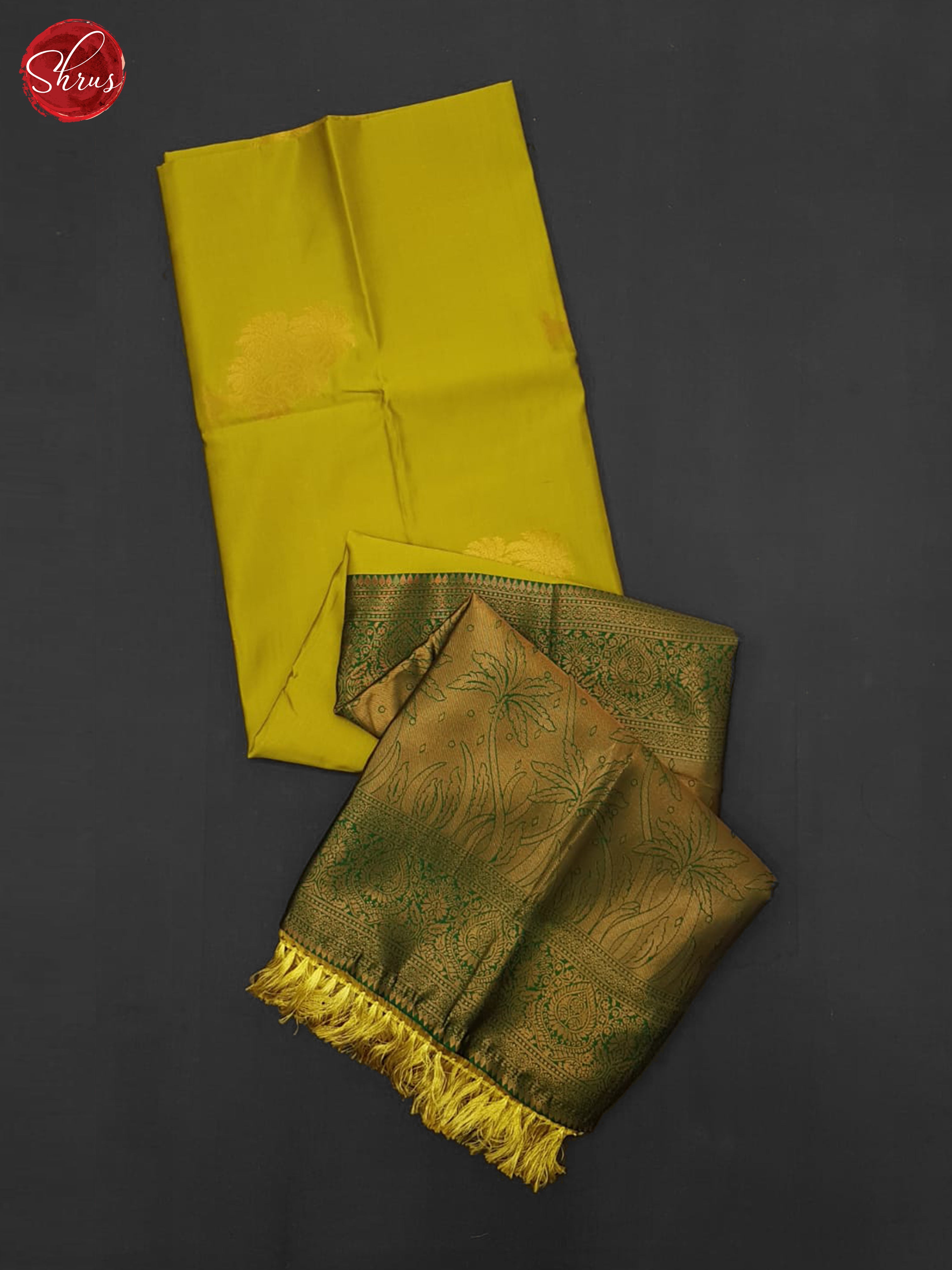 Madhulir Green & green - Semi Soft Silk Saree - Shop on ShrusEternity.com