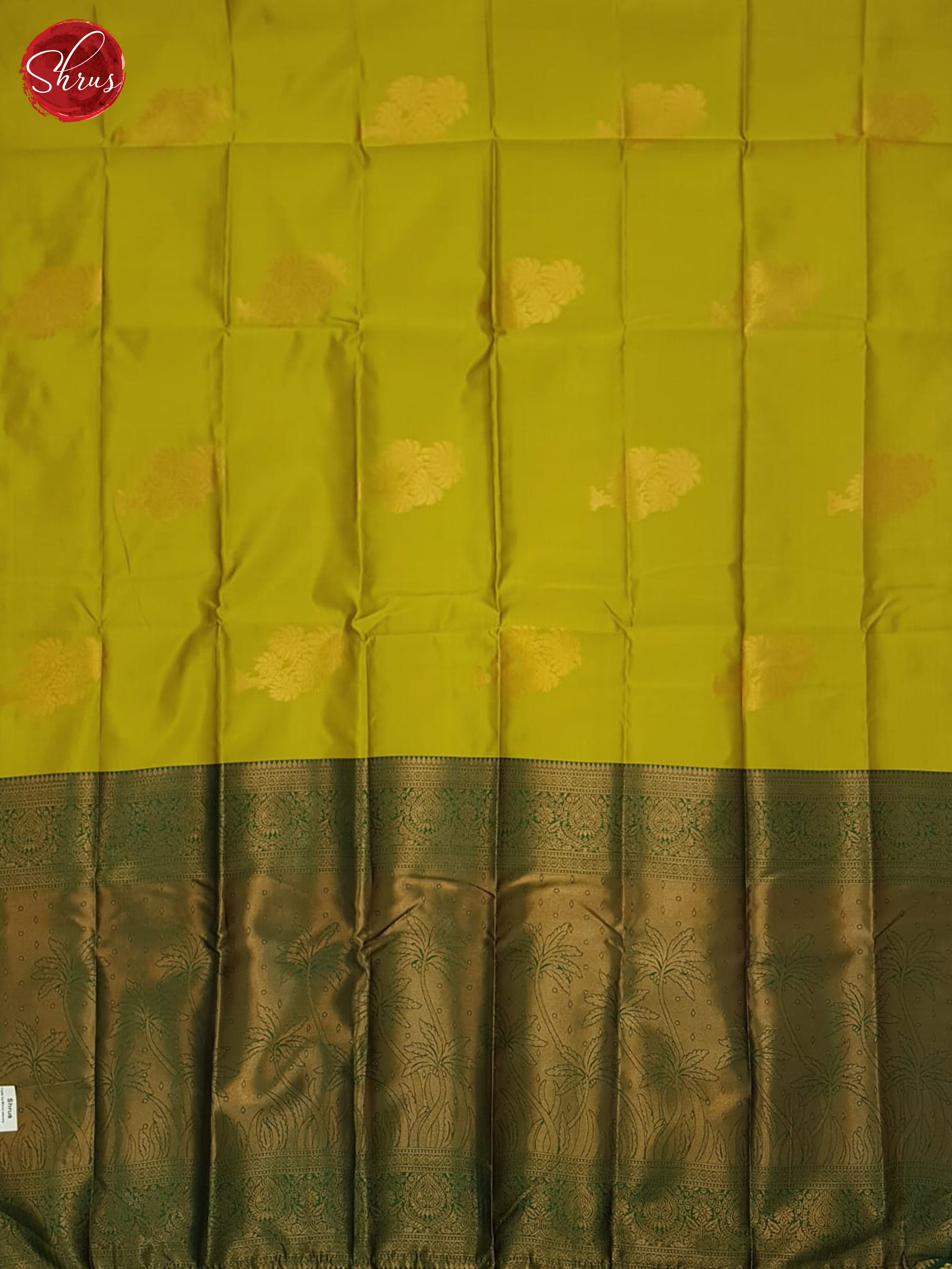 Madhulir Green & green - Semi Soft Silk Saree - Shop on ShrusEternity.com