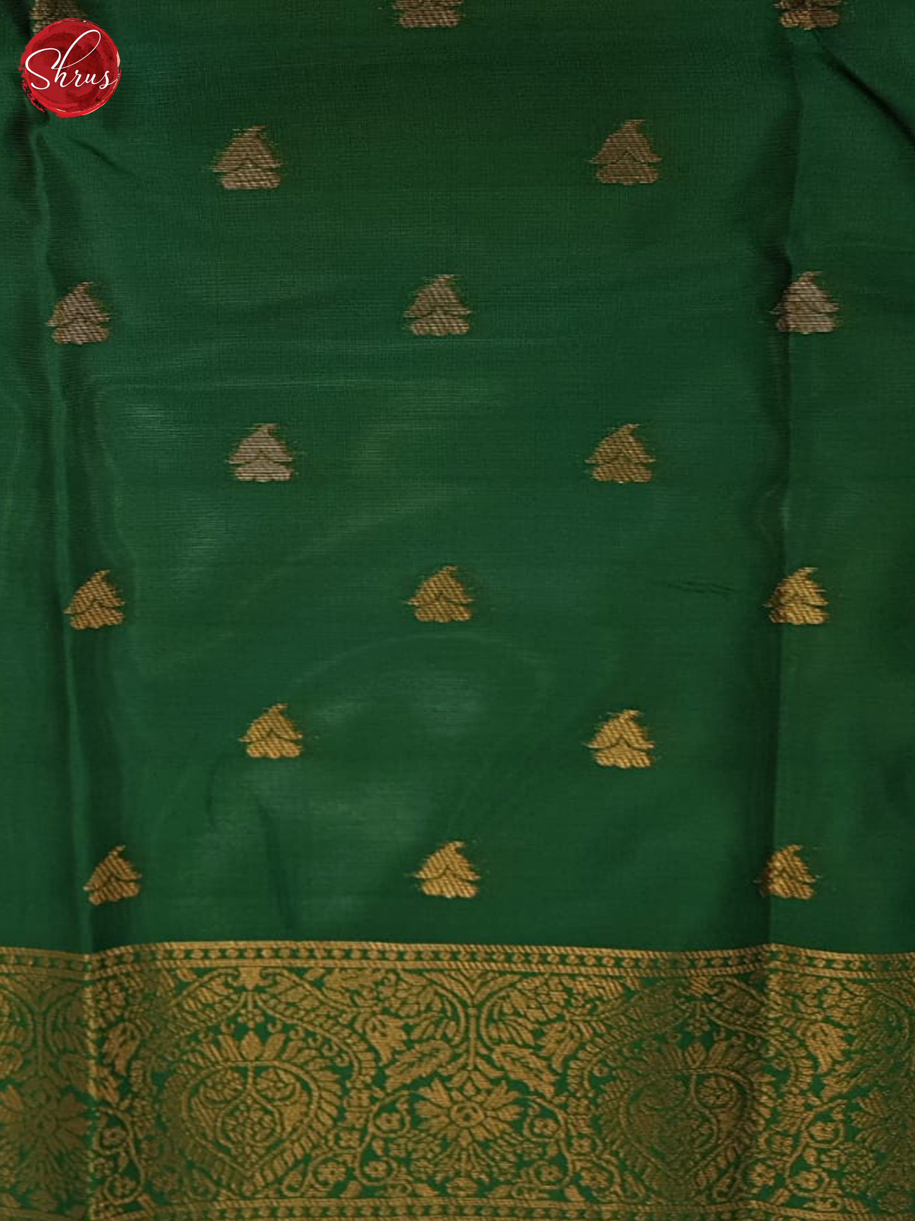 Madhulir Green & green - Semi Soft Silk Saree - Shop on ShrusEternity.com