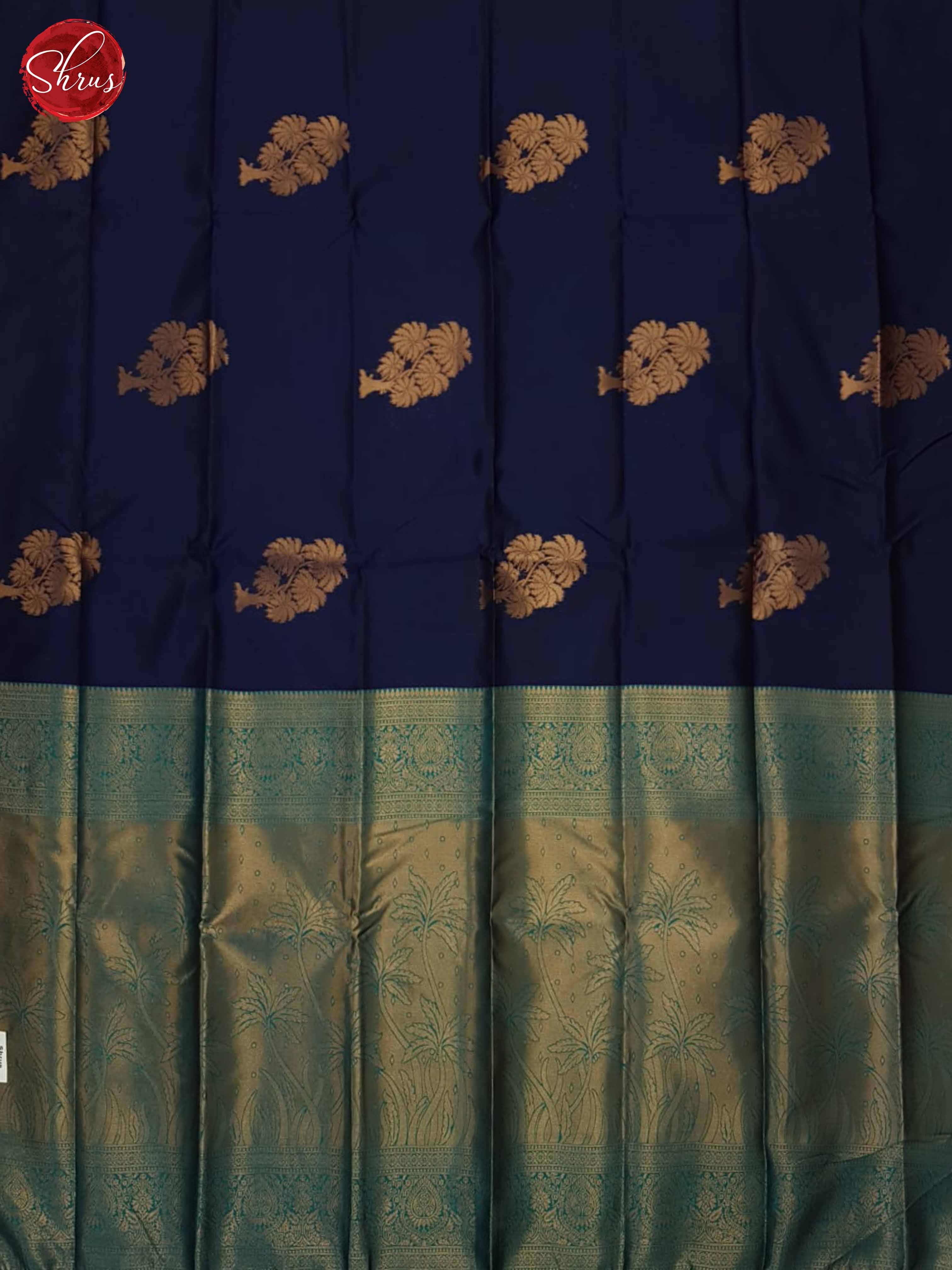 Blue And Green - Semi Soft Silk Saree - Shop on ShrusEternity.com