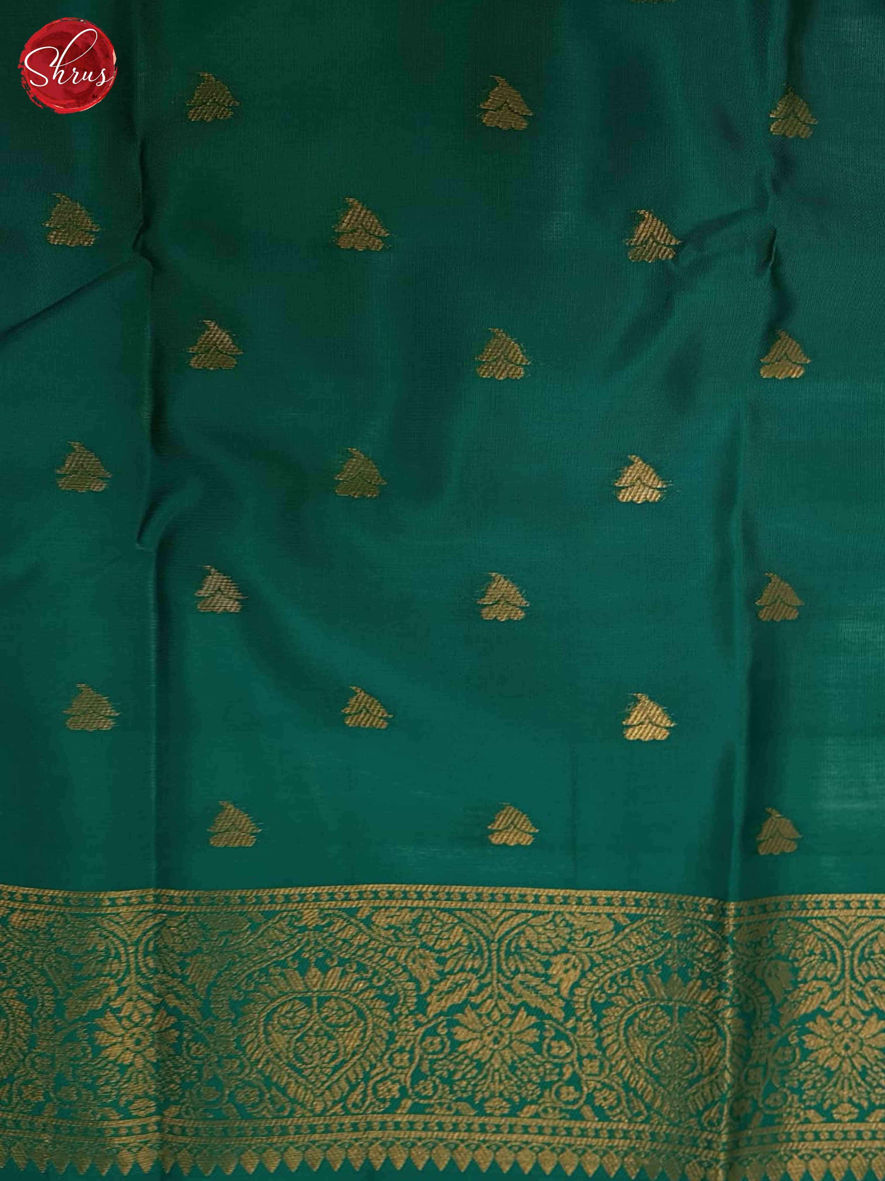 Blue And Green - Semi Soft Silk Saree - Shop on ShrusEternity.com