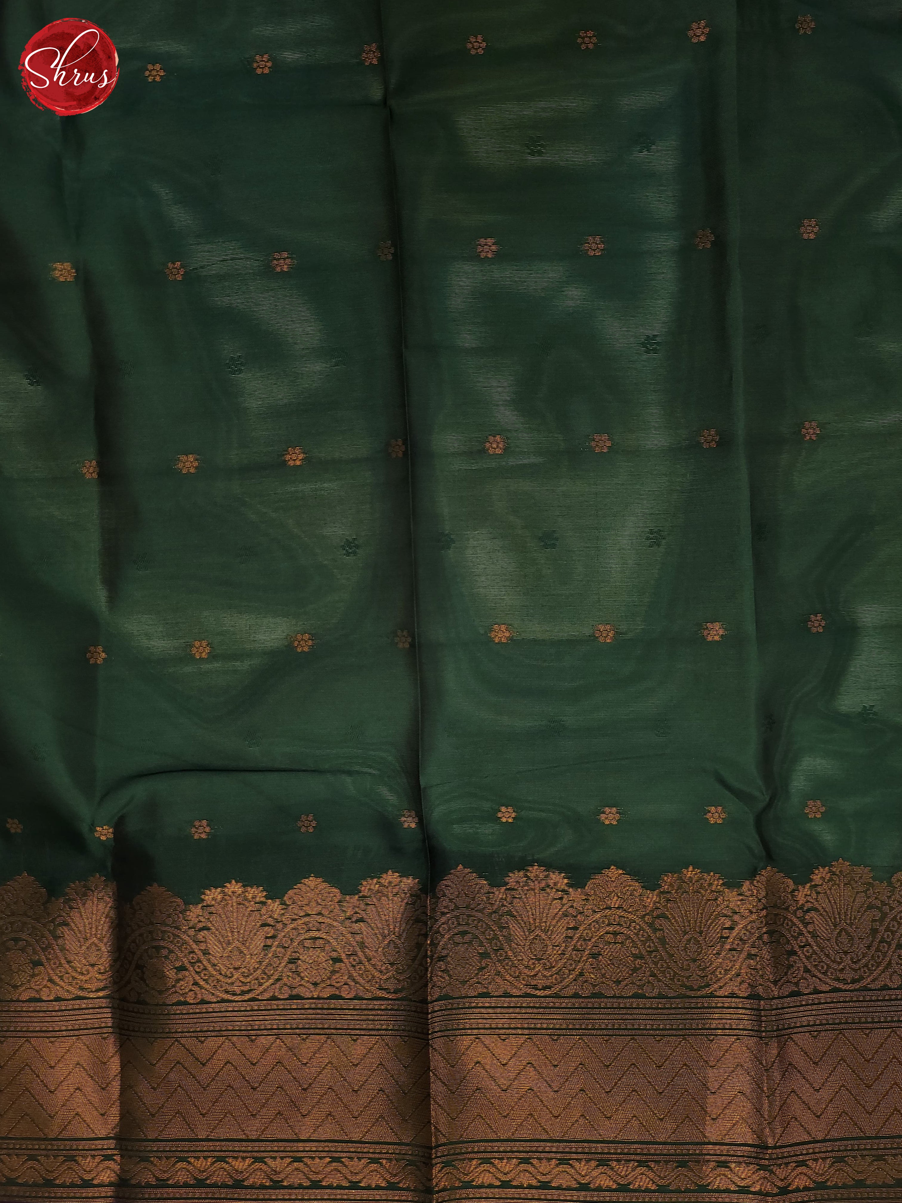 wine & Green - Semi Soft Silk Saree - Shop on ShrusEternity.com