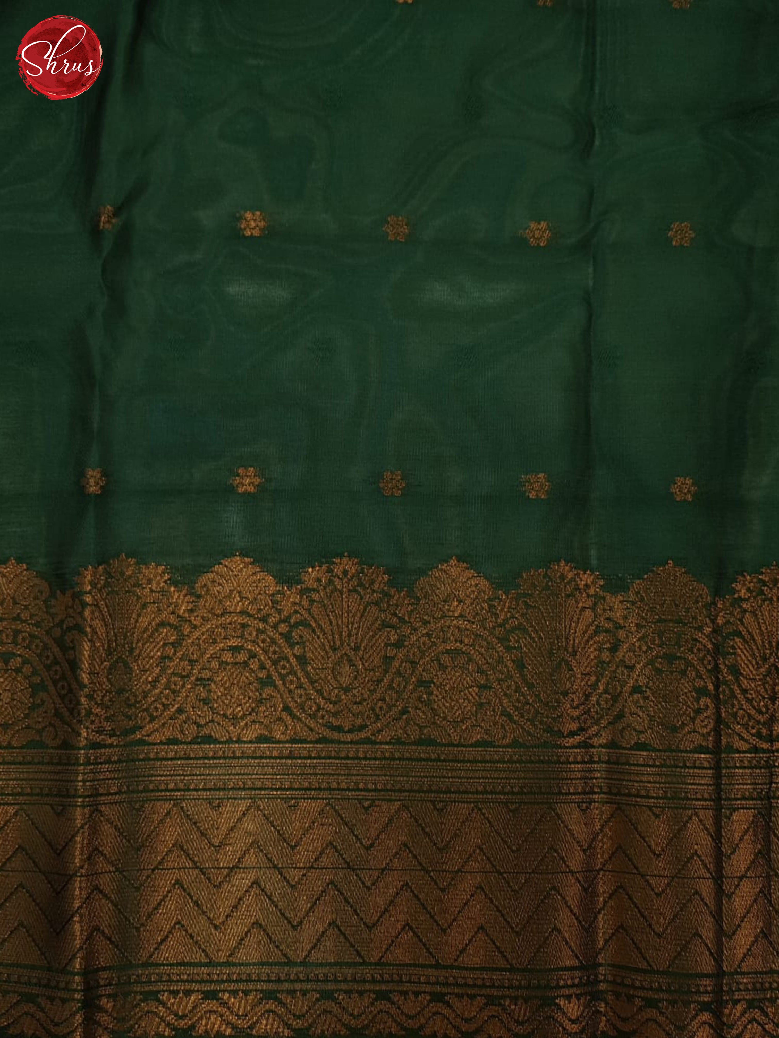 Mustard & Green - Semi Softsilk Saree - Shop on ShrusEternity.com