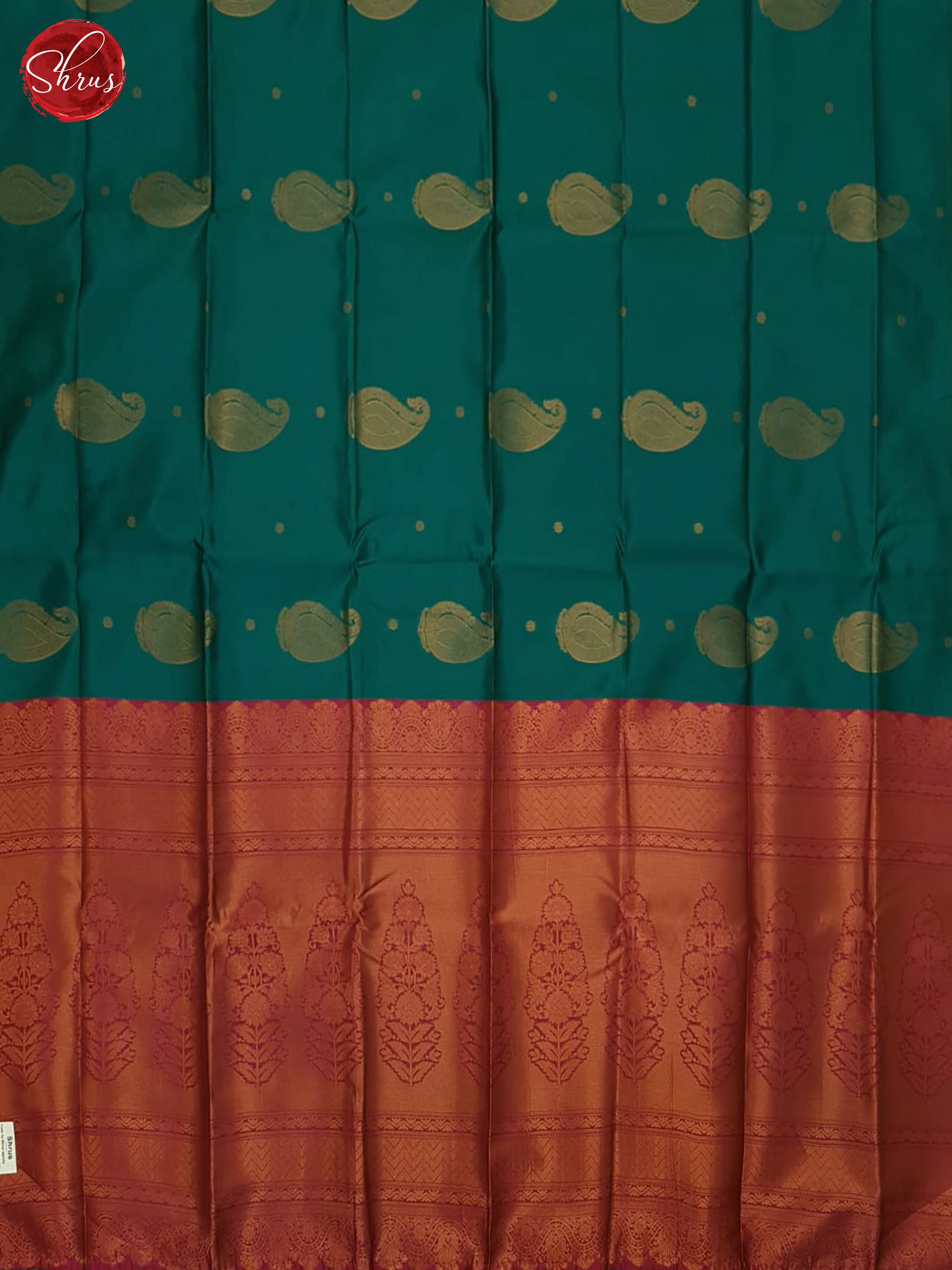 Green & Pink - Semi Softsilk Saree - Shop on ShrusEternity.com