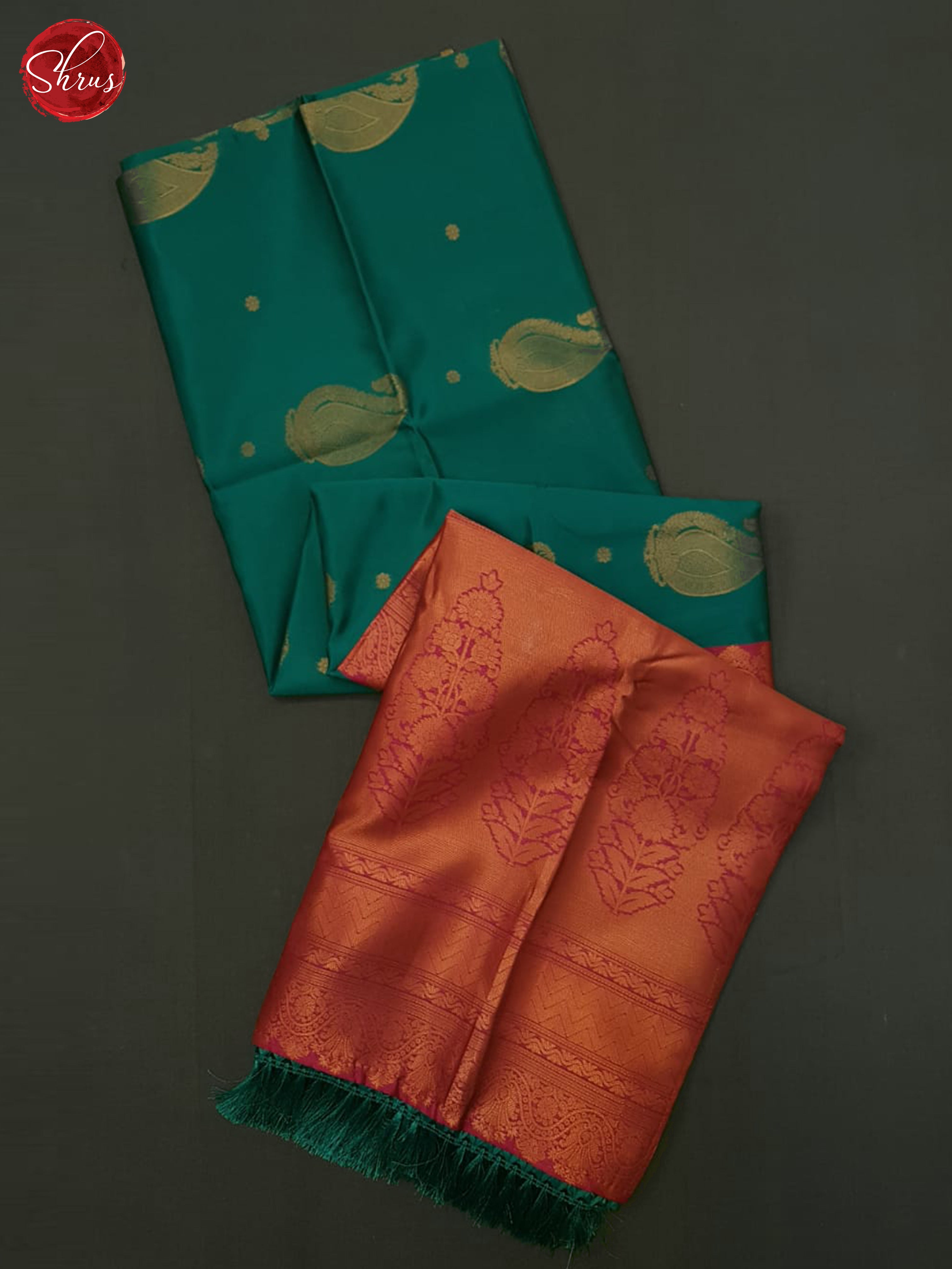 Green & Pink - Semi Softsilk Saree - Shop on ShrusEternity.com