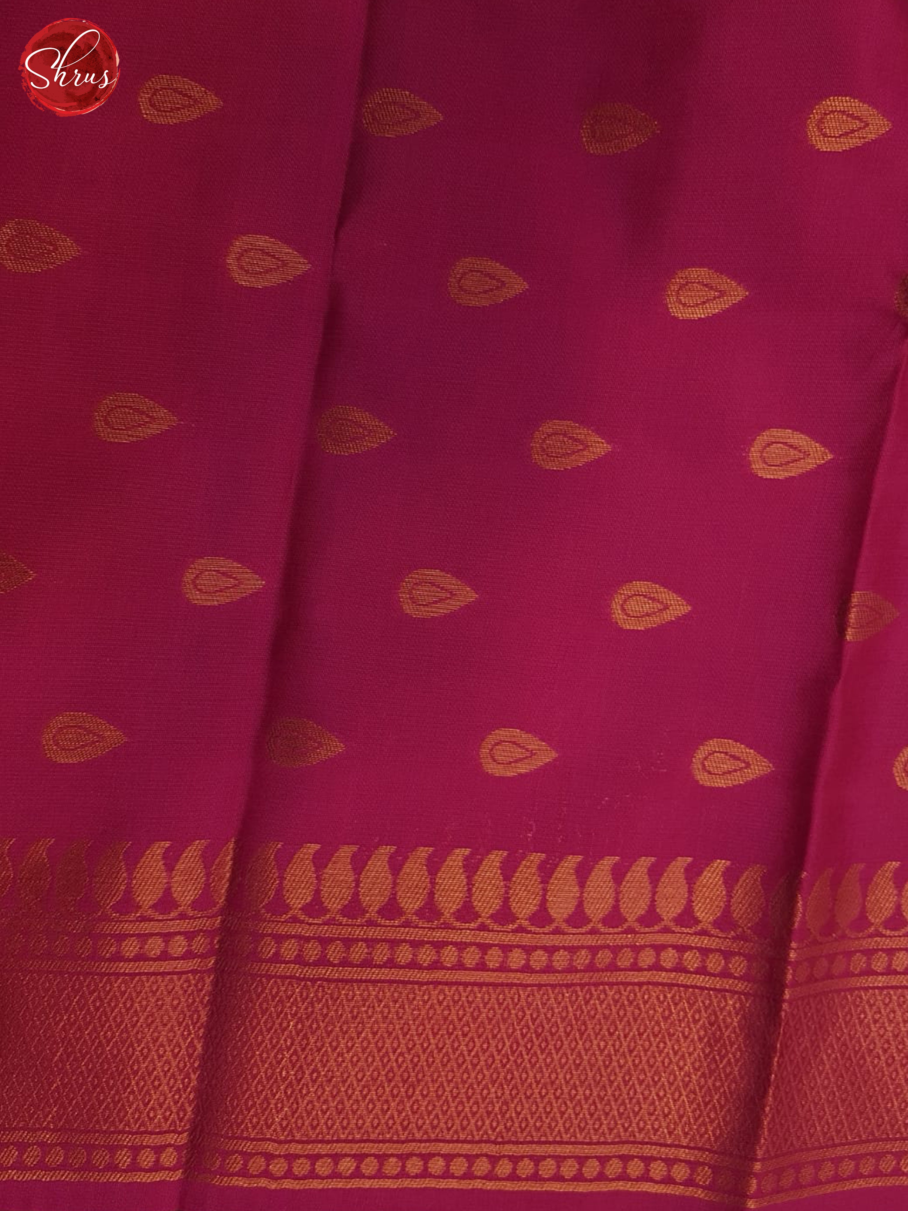 Blue & Pink - Semi Softsilk Saree - Shop on ShrusEternity.com