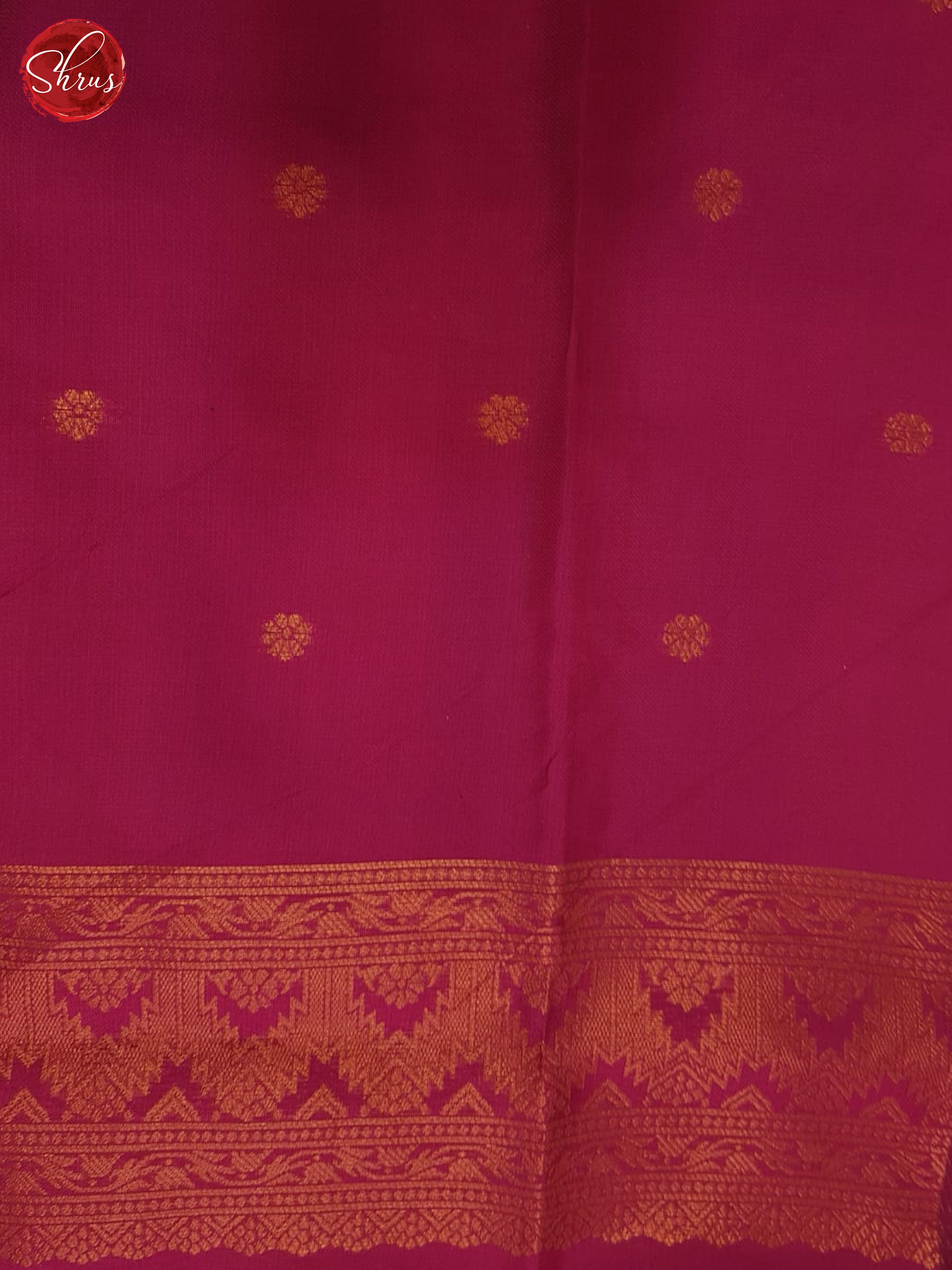 Green & Pink  - Semi Softsilk Saree - Shop on ShrusEternity.com