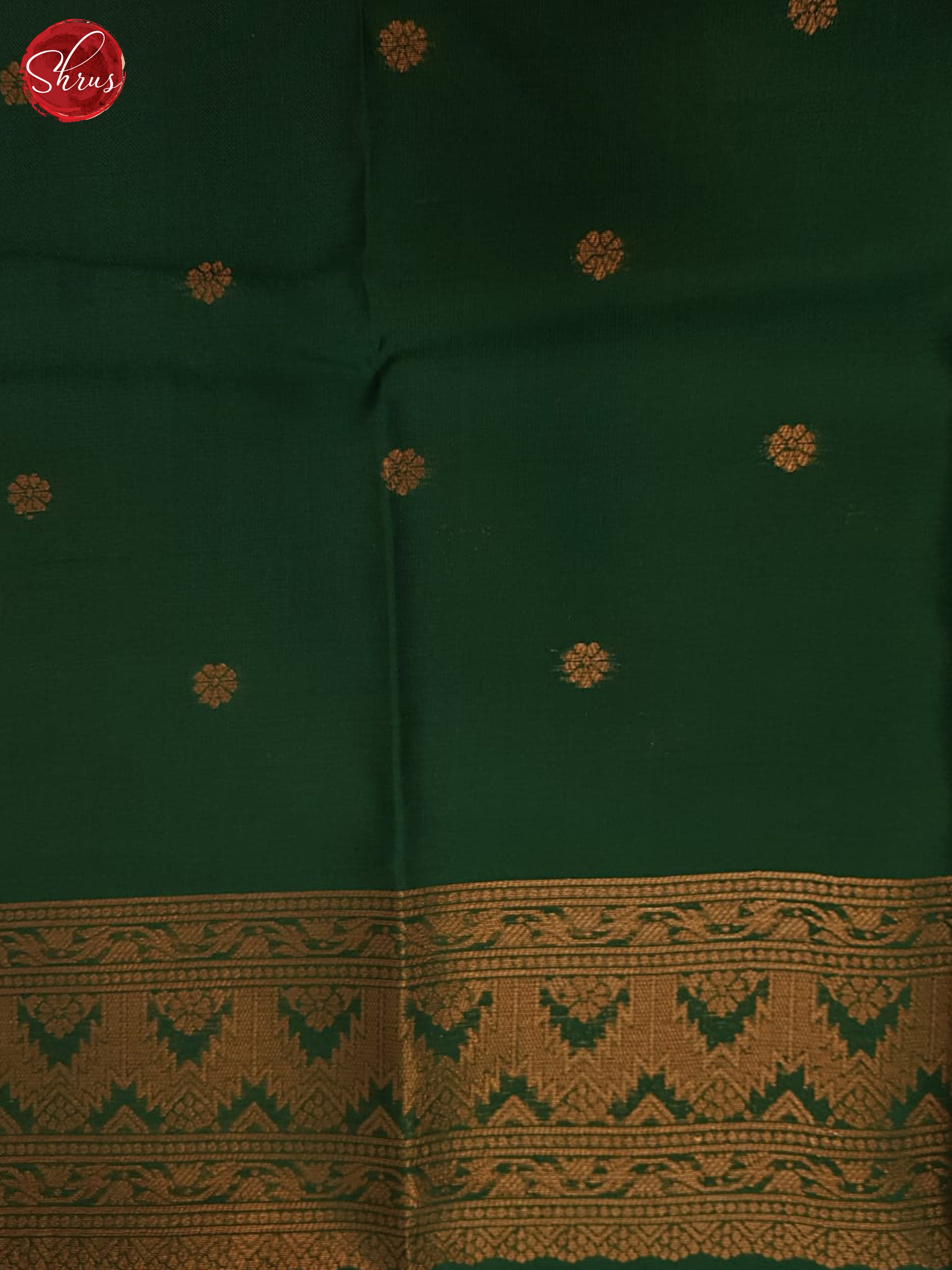 Mustard & Green - Semi Soft silk Saree - Shop on ShrusEternity.com