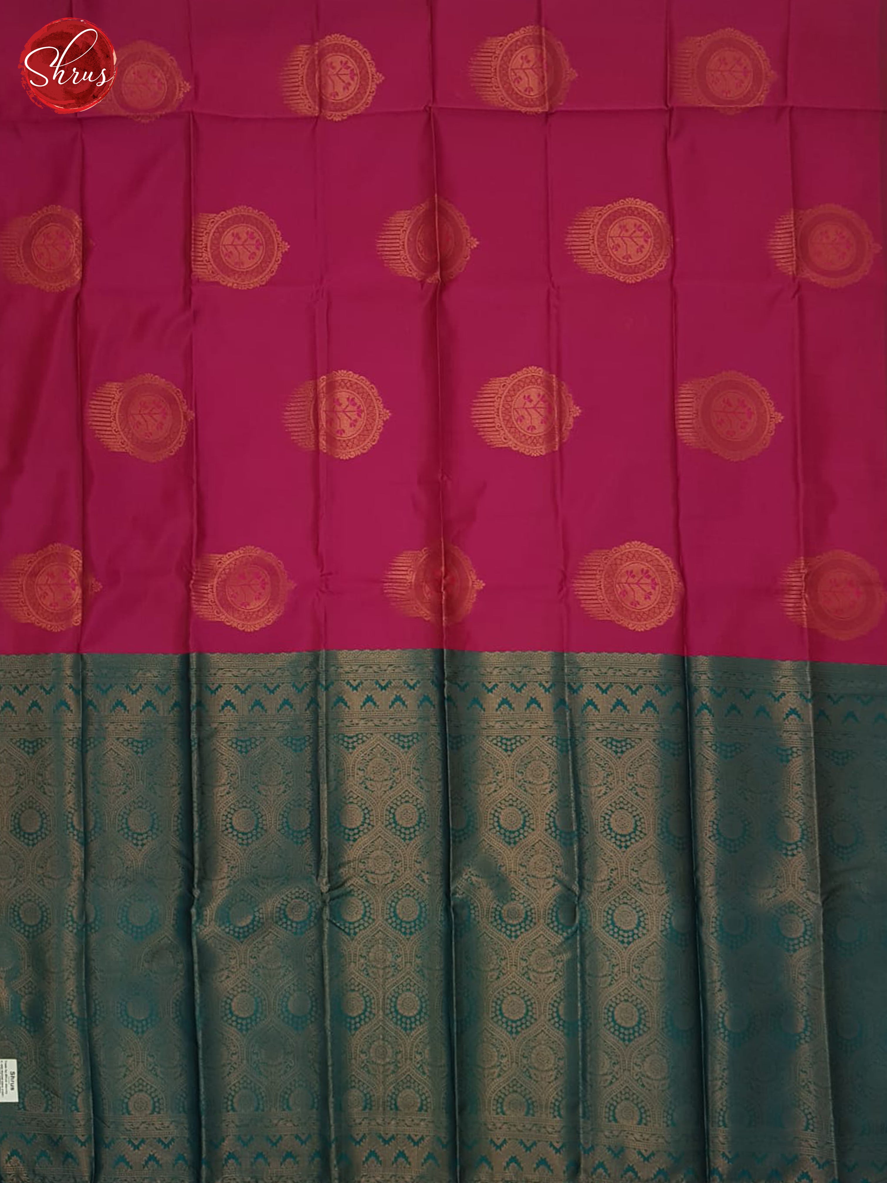 pink and blue- Semi Soft Silk Saree - Shop on ShrusEternity.com