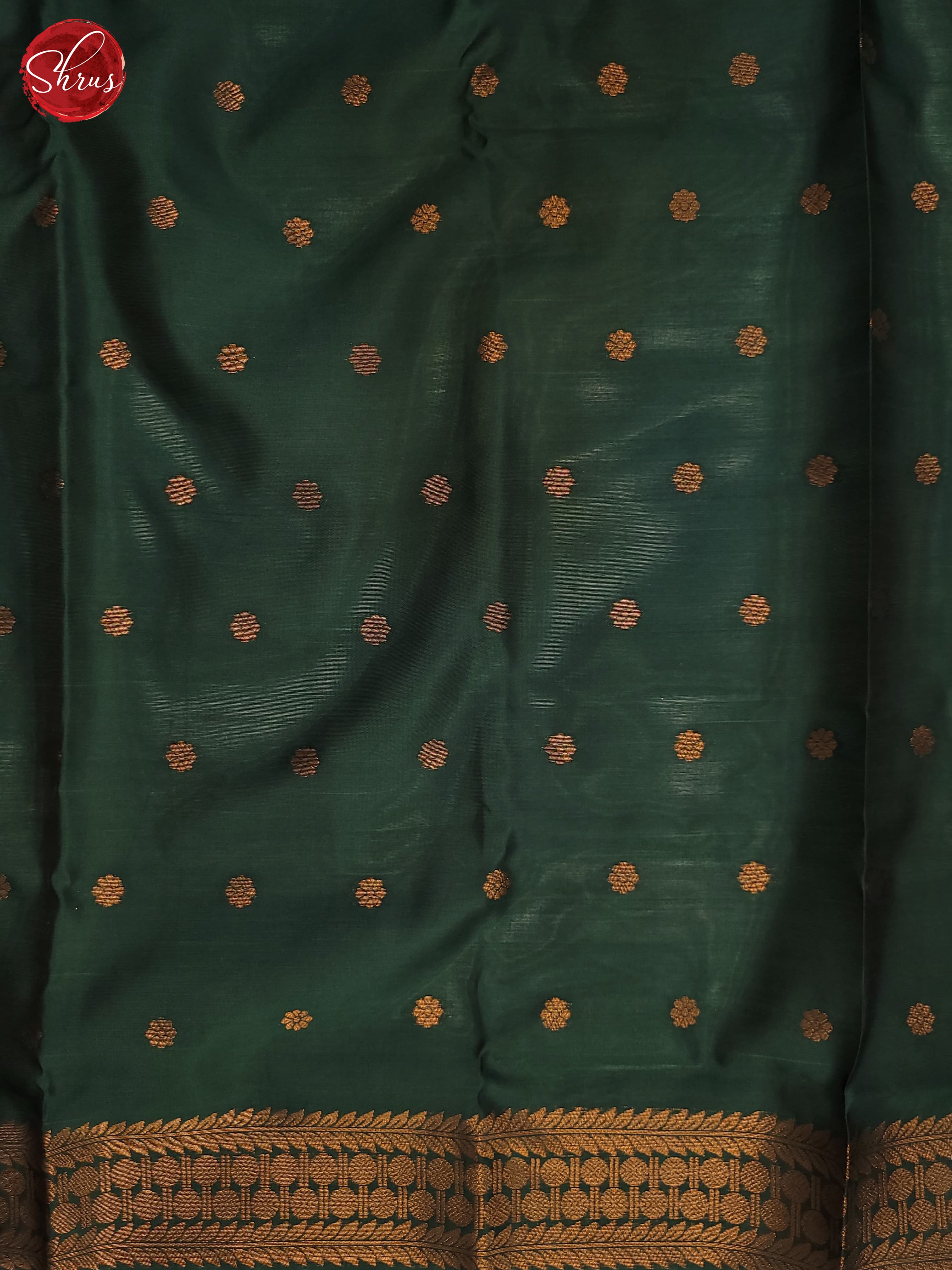 Wine & Green- Semi Soft Silk Saree - Shop on ShrusEternity.com