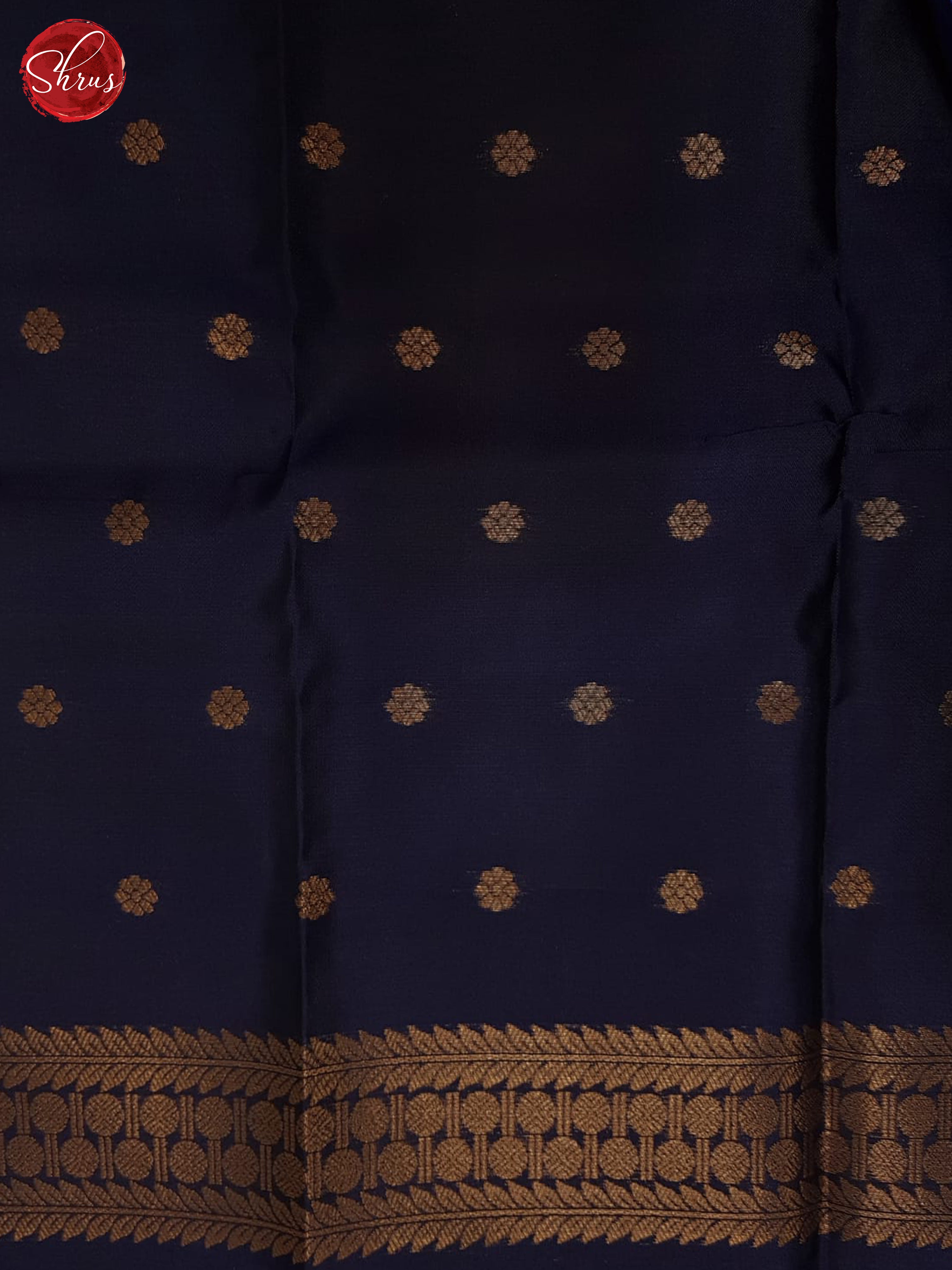 Blue & Navy Blue - Semi Soft silk Saree - Shop on ShrusEternity.com