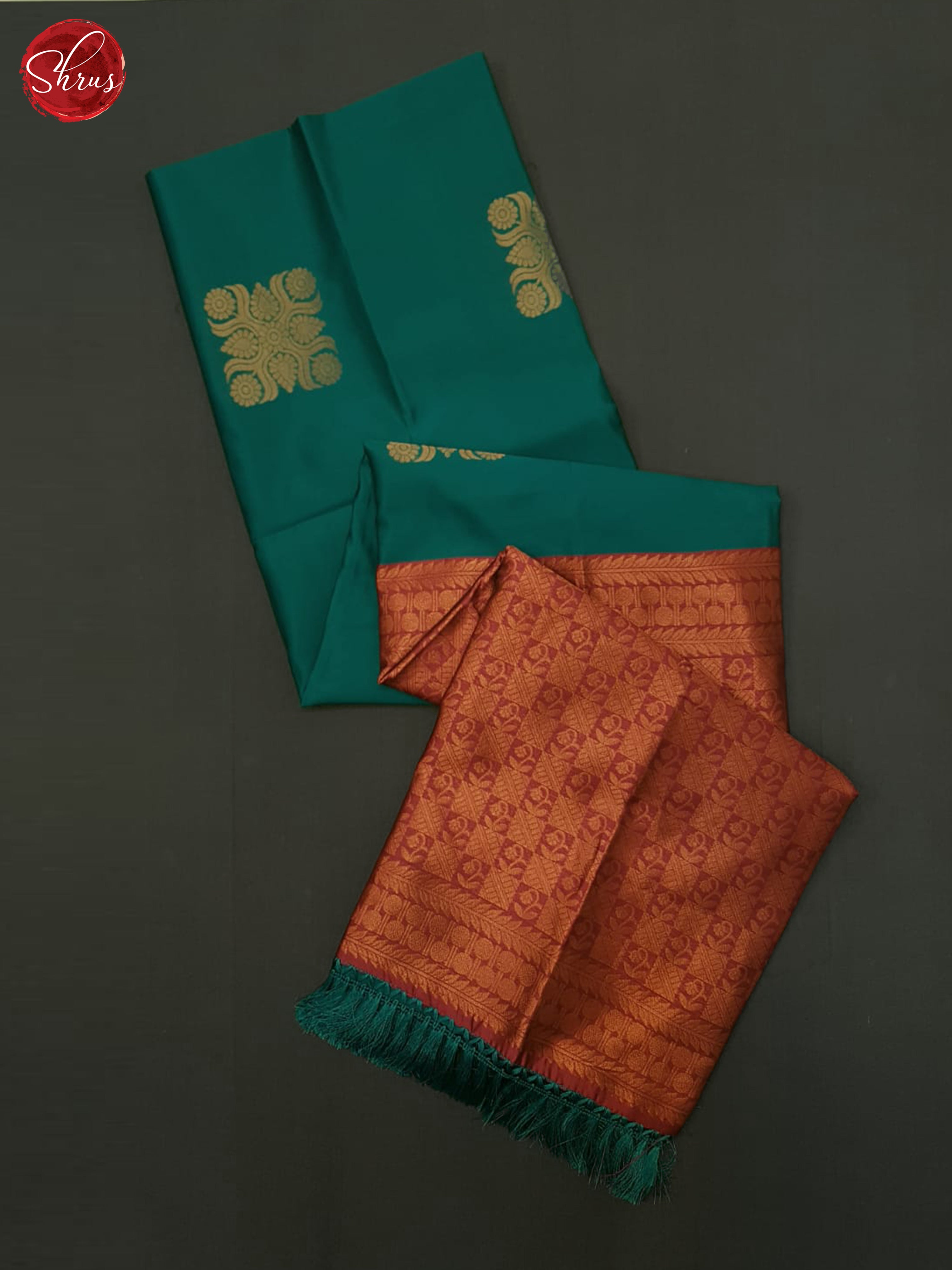 Blue & Pink- Semi Softsilk Saree - Shop on ShrusEternity.com