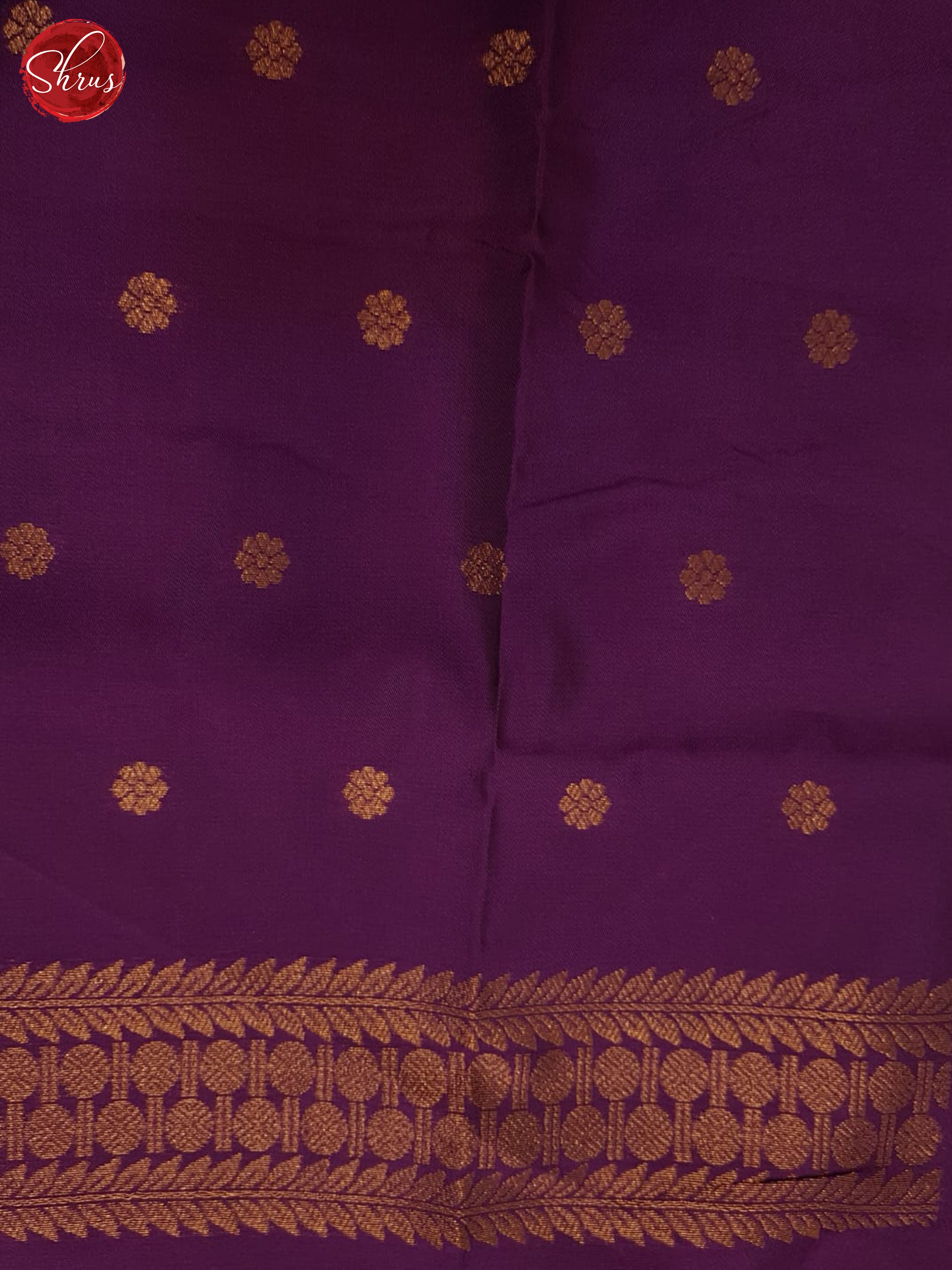 Green & Purple - Semi Softsilk Saree - Shop on ShrusEternity.com