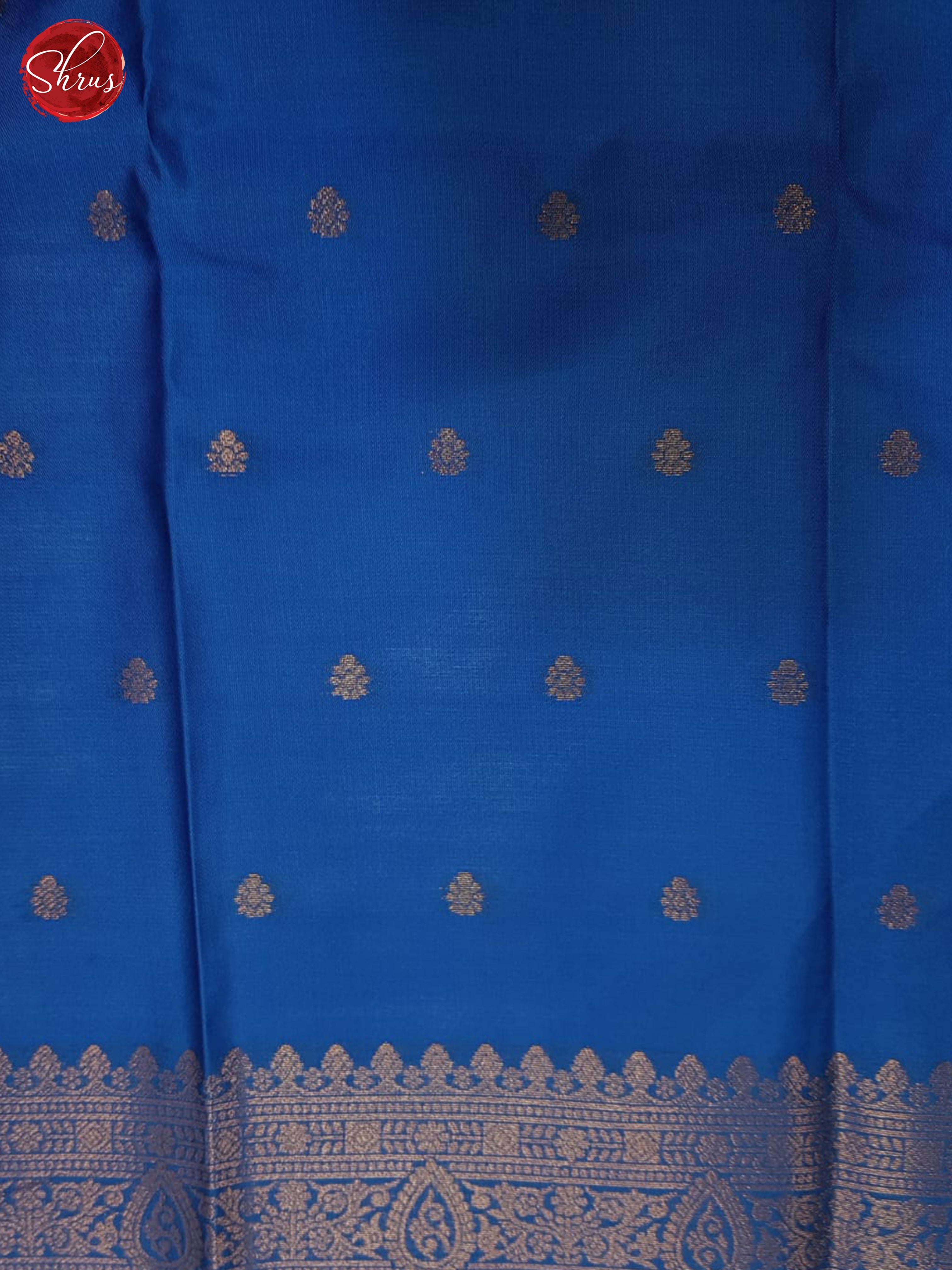 Maroon & Blue - Semi Soft silk Saree - Shop on ShrusEternity.com