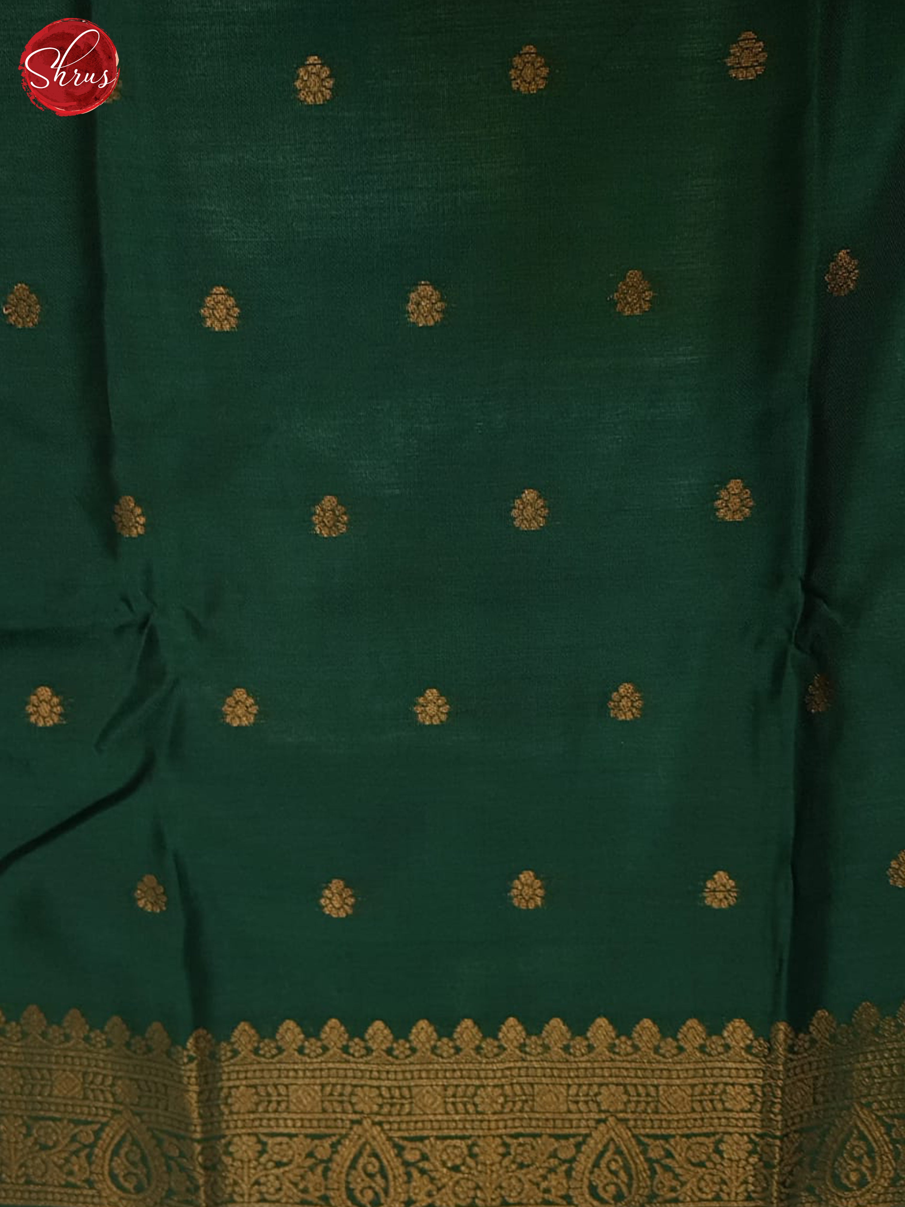 wine and green - Semi Soft Silk Saree - Shop on ShrusEternity.com