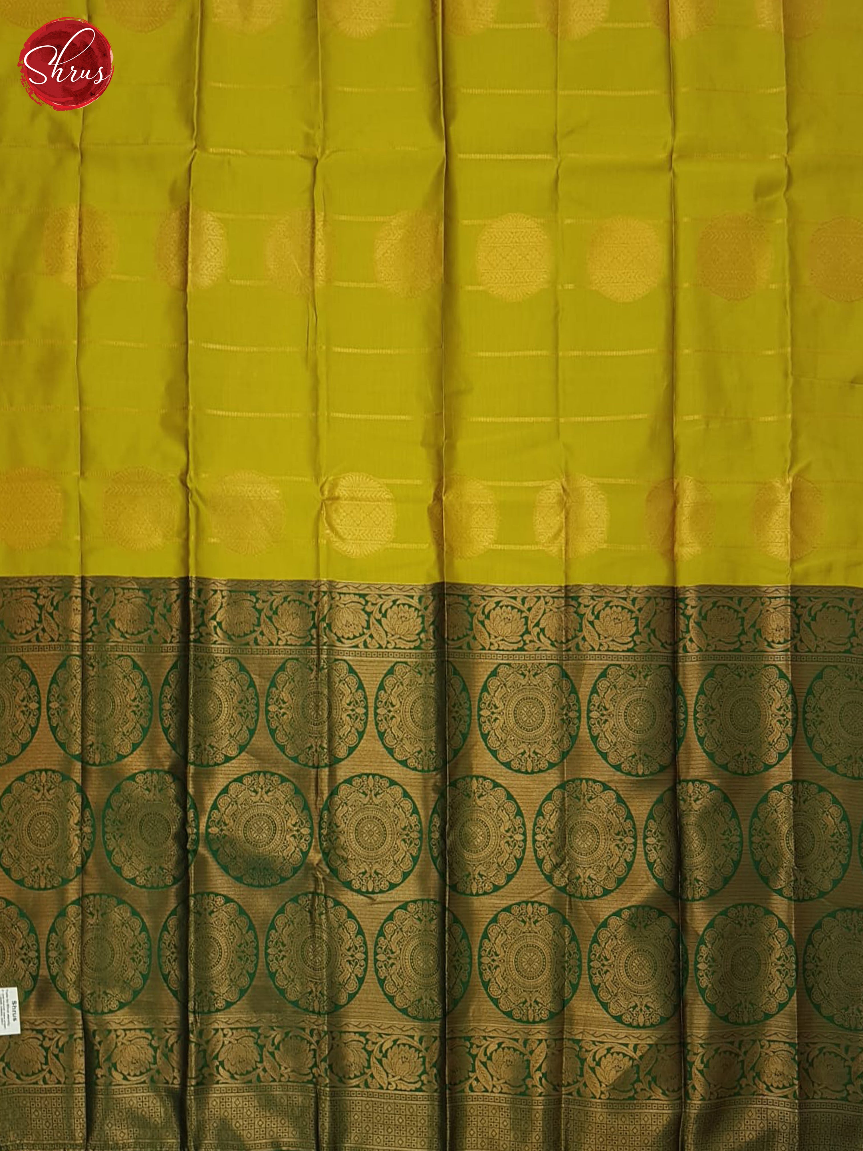 Mathulir Green & green- Semi Soft Silk Saree - Shop on ShrusEternity.com