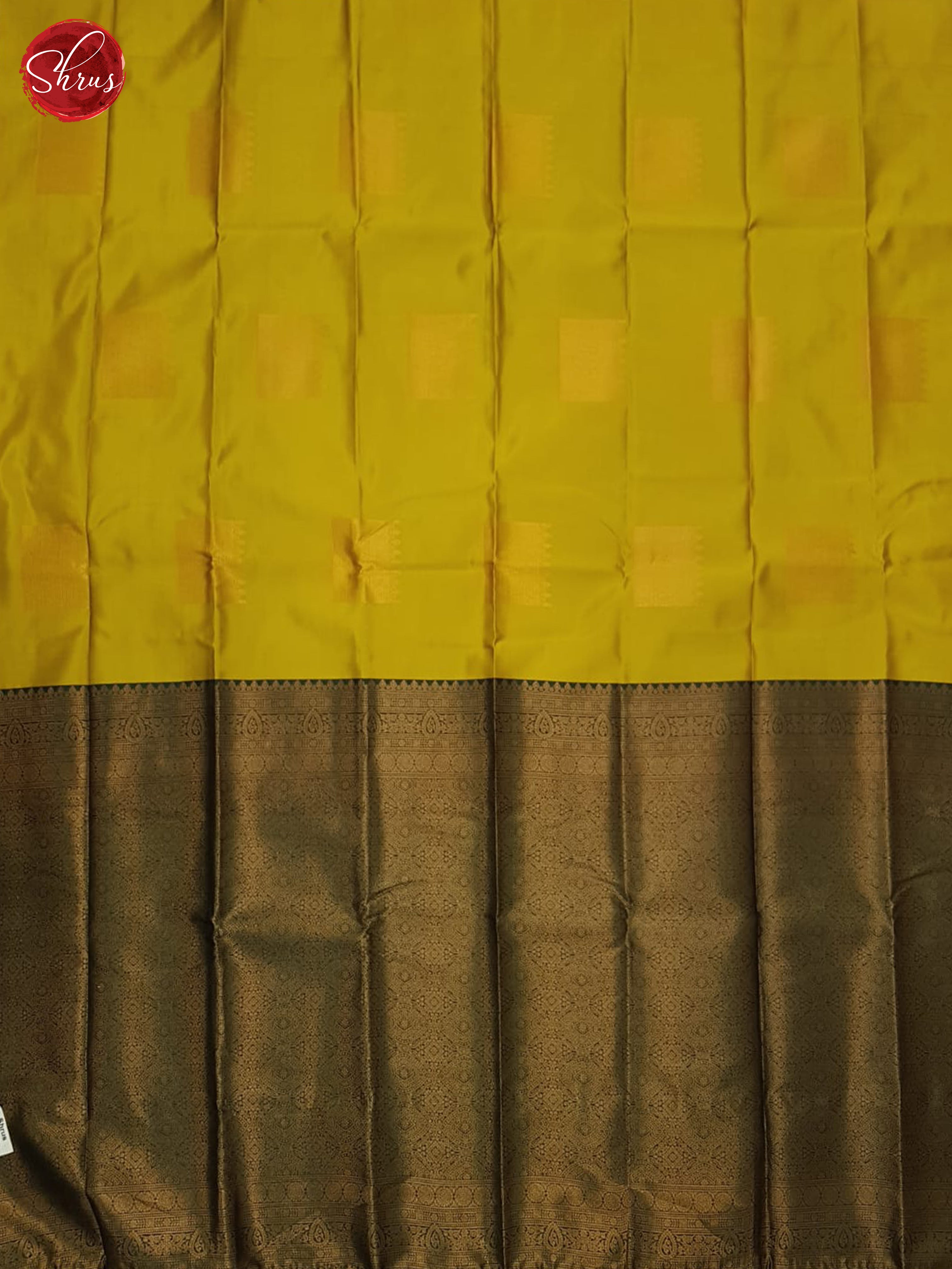 mustard and green - Semi Soft Silk Saree - Shop on ShrusEternity.com