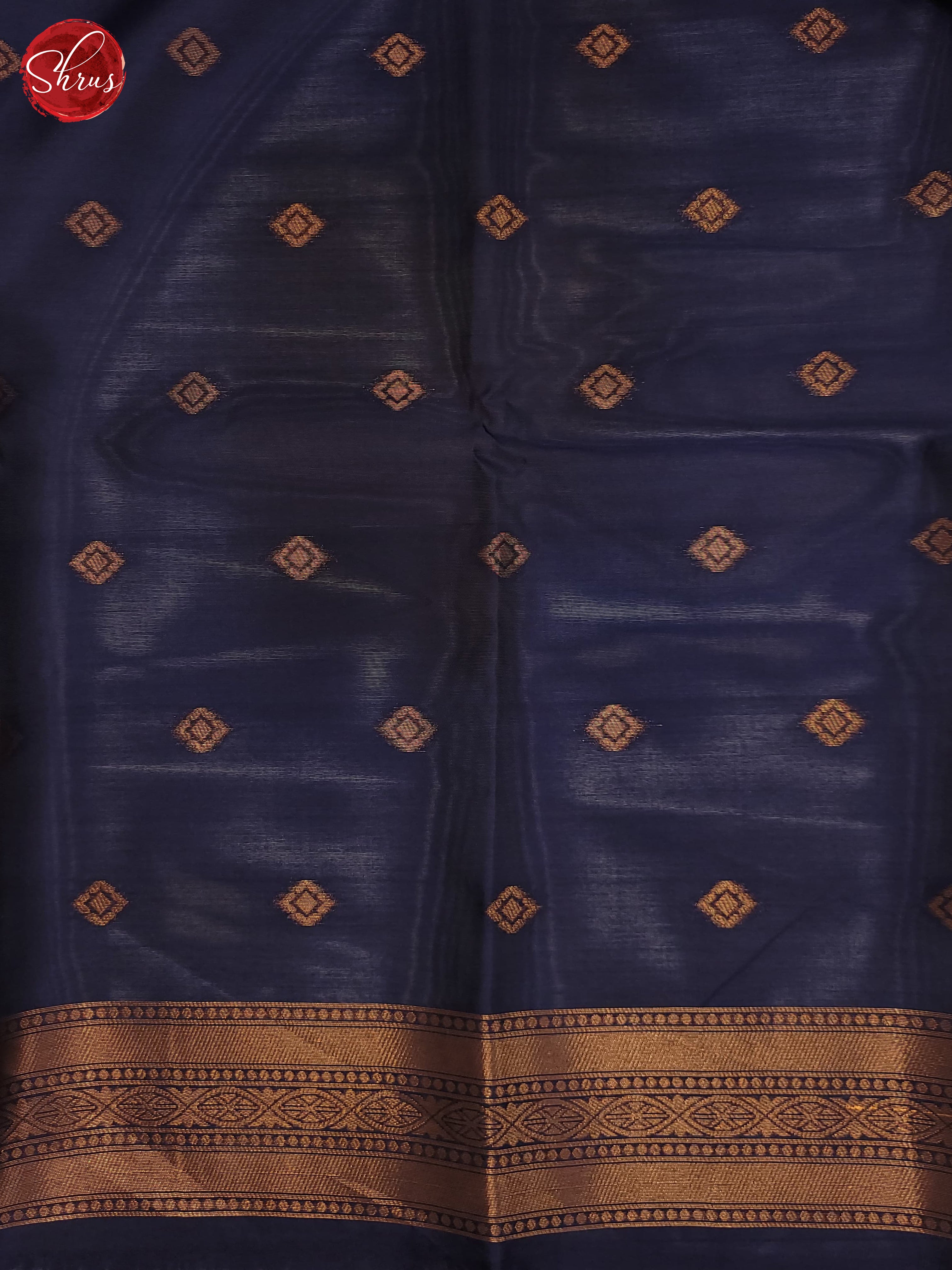 Grey & Blue-Semi Soft Silk Saree - Shop on ShrusEternity.com