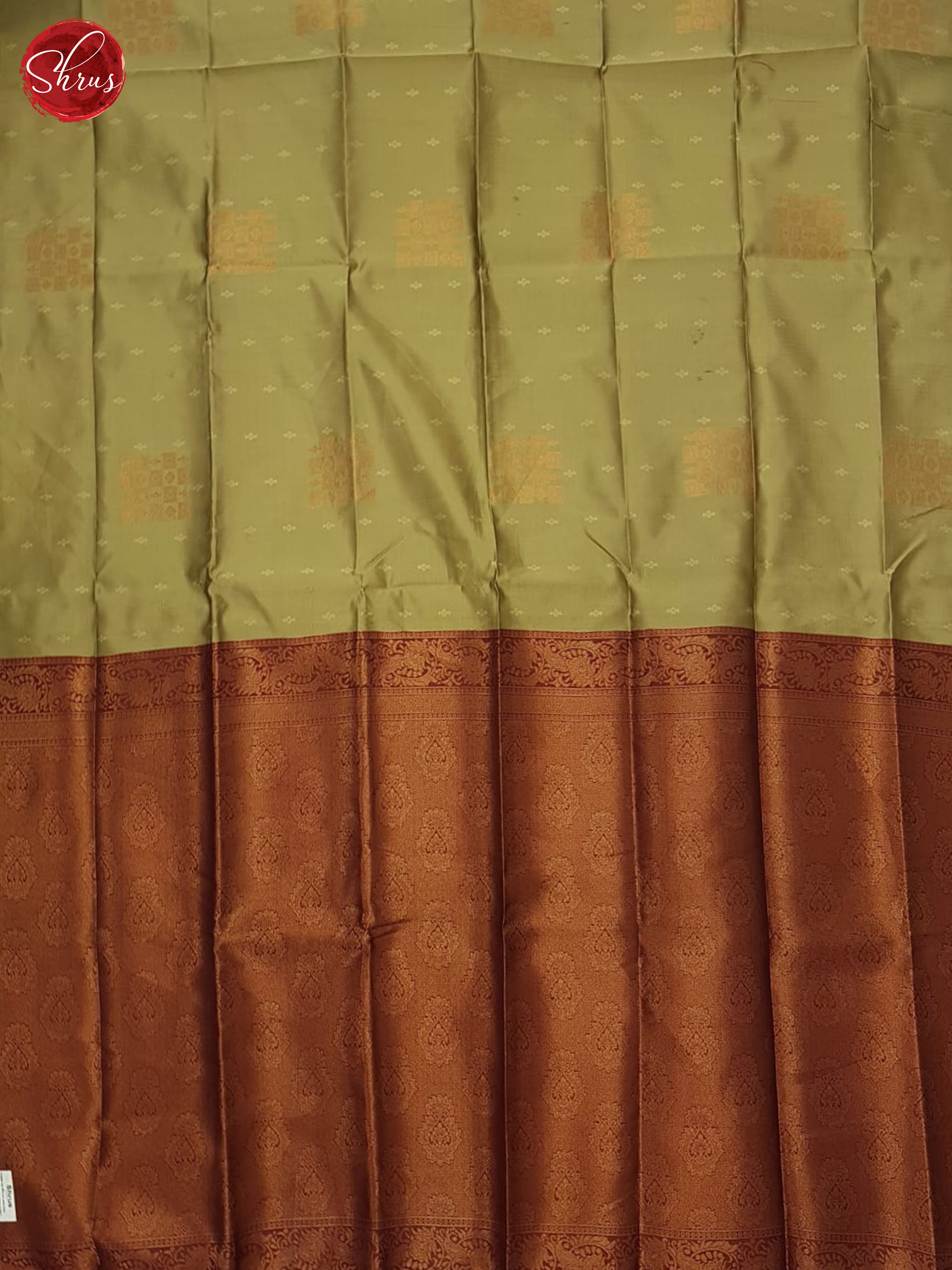 elachi green and arakku maroon- Semi Soft Silk Saree - Shop on ShrusEternity.com