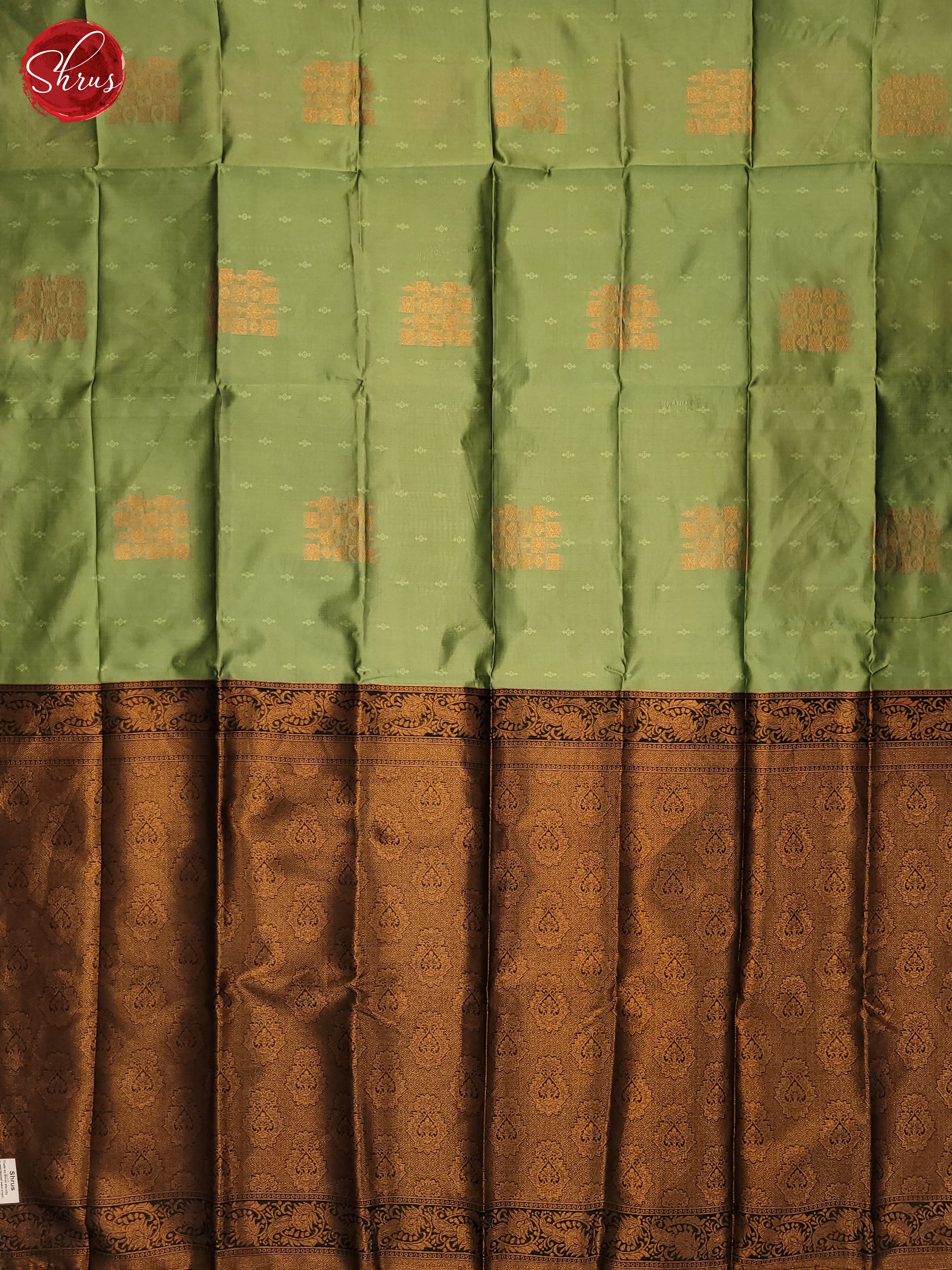 Pista Green & Green - Semi Soft Silk Saree - Shop on ShrusEternity.com