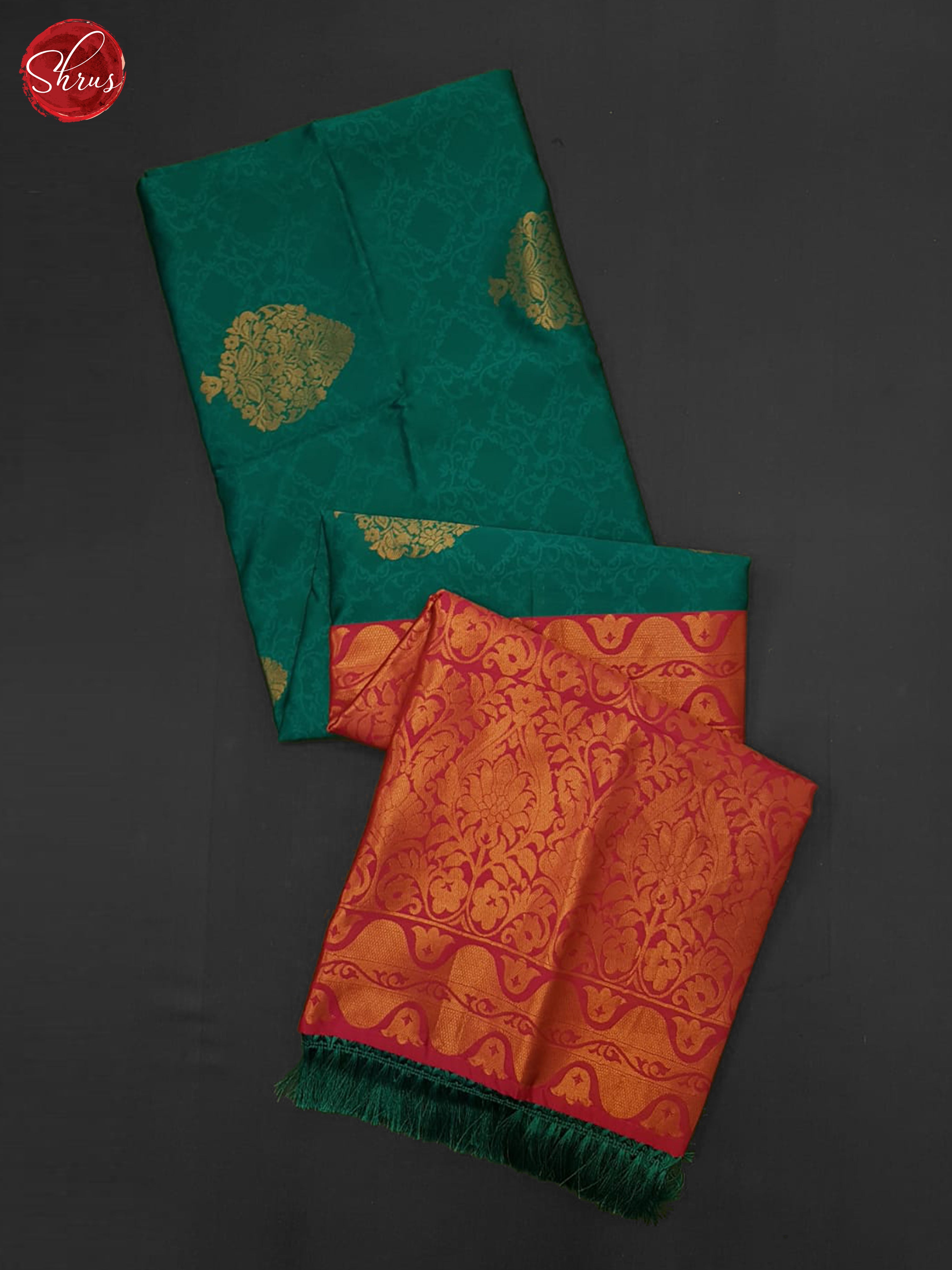 green and pink - Semi Soft Silk Saree - Shop on ShrusEternity.com