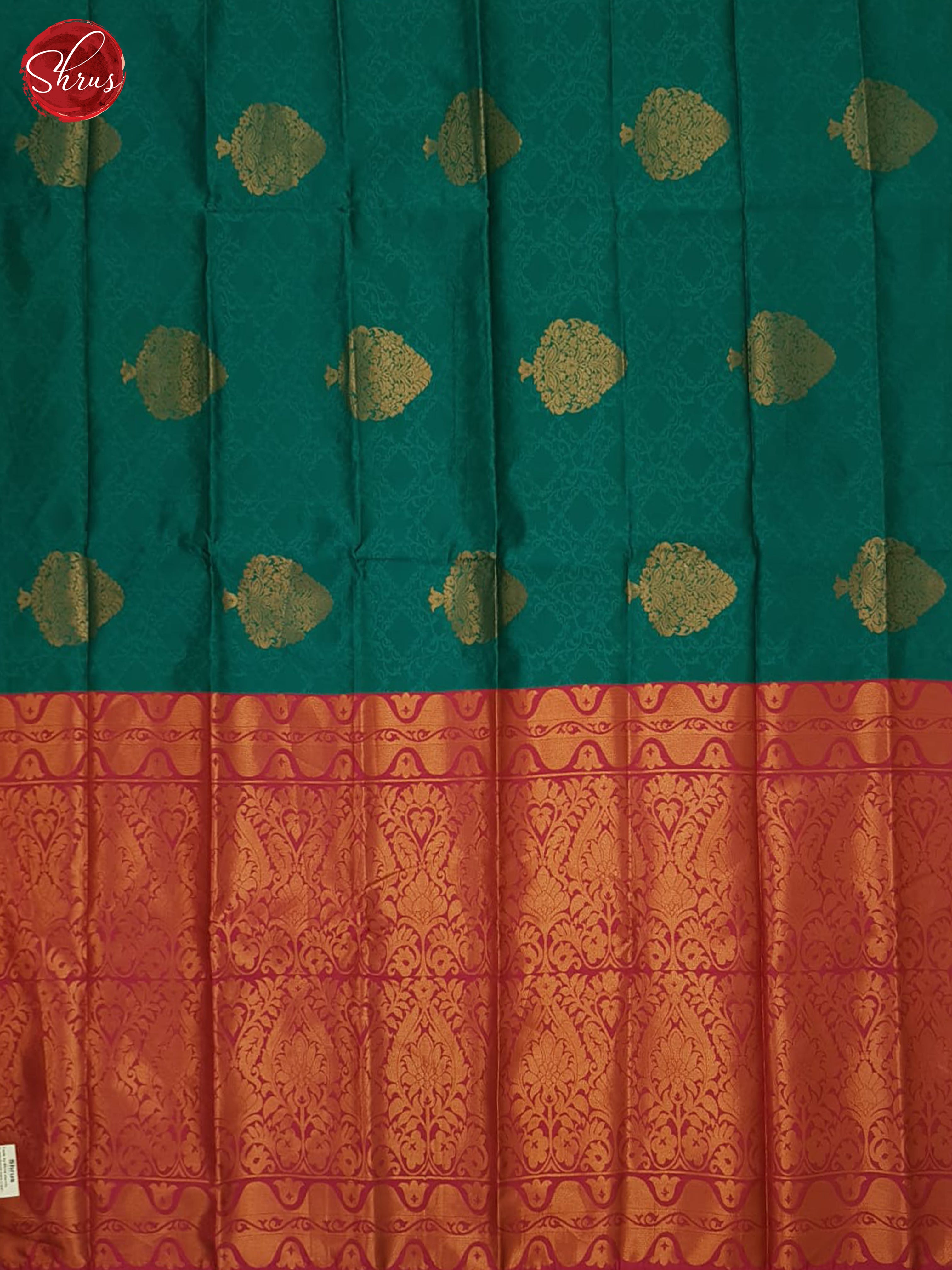 green and pink - Semi Soft Silk Saree - Shop on ShrusEternity.com