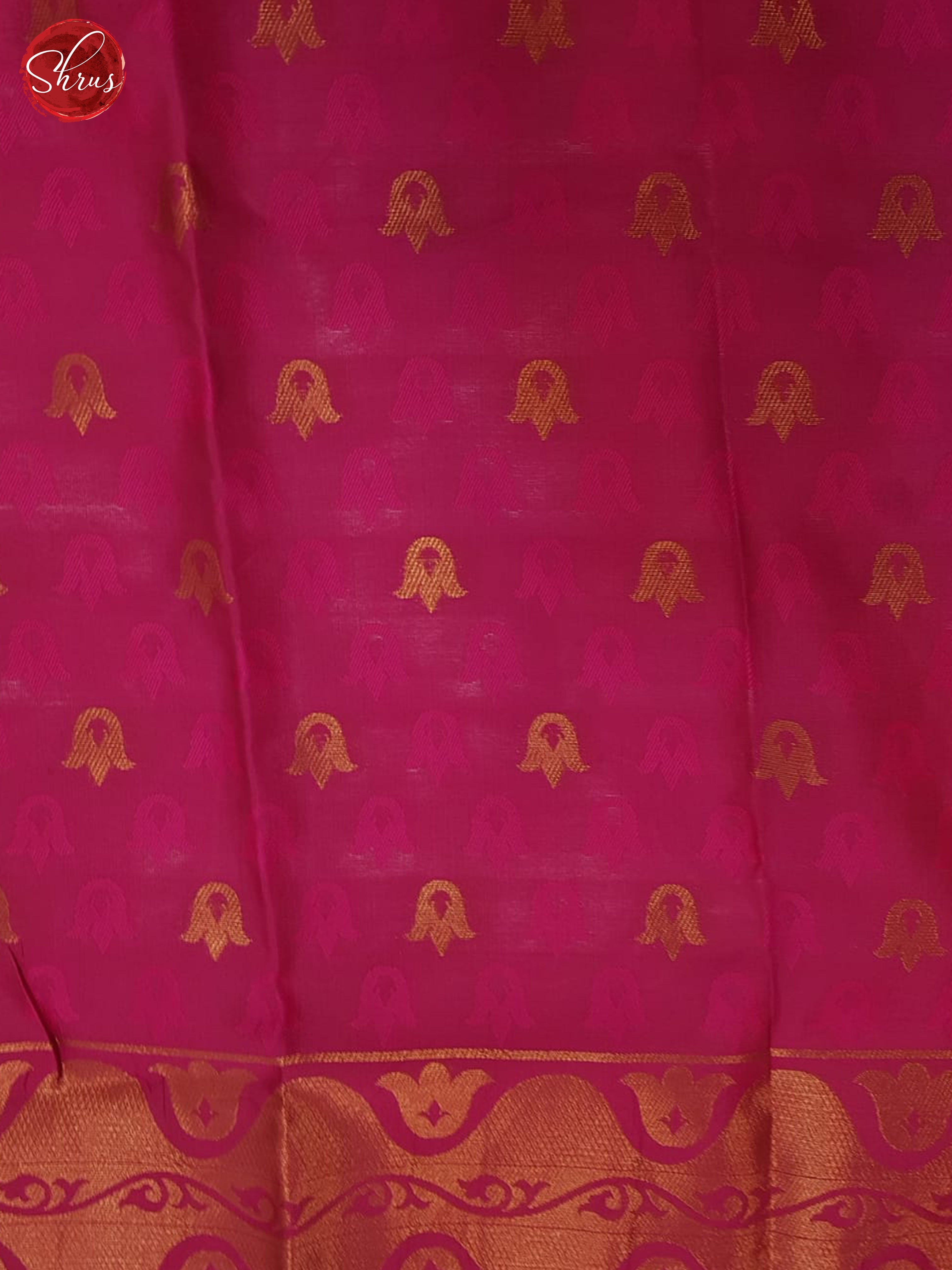 green and pink - Semi Soft Silk Saree - Shop on ShrusEternity.com