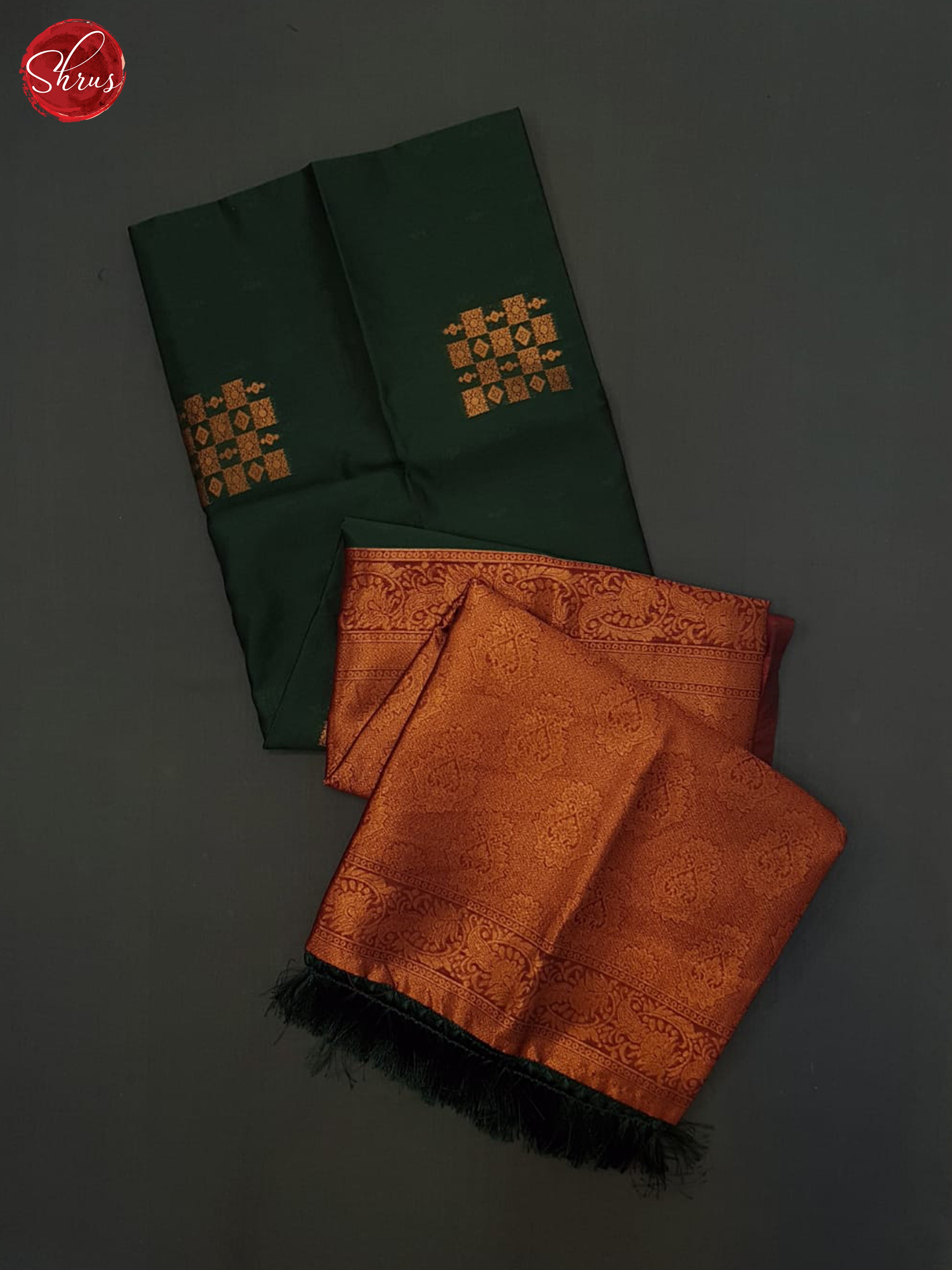 Green And Maroon- Semi Soft Silk Saree - Shop on ShrusEternity.com