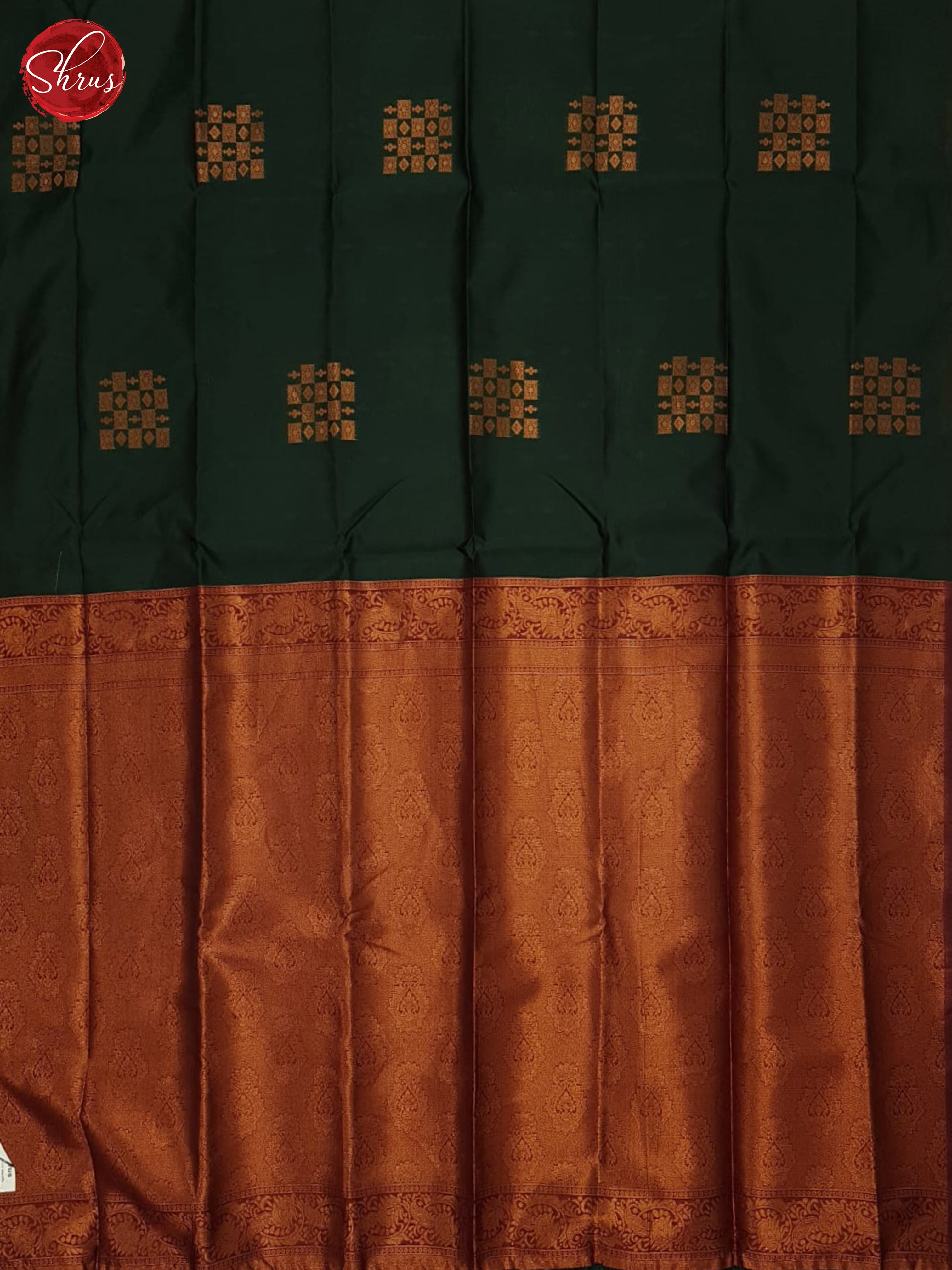 Green And Maroon- Semi Soft Silk Saree - Shop on ShrusEternity.com