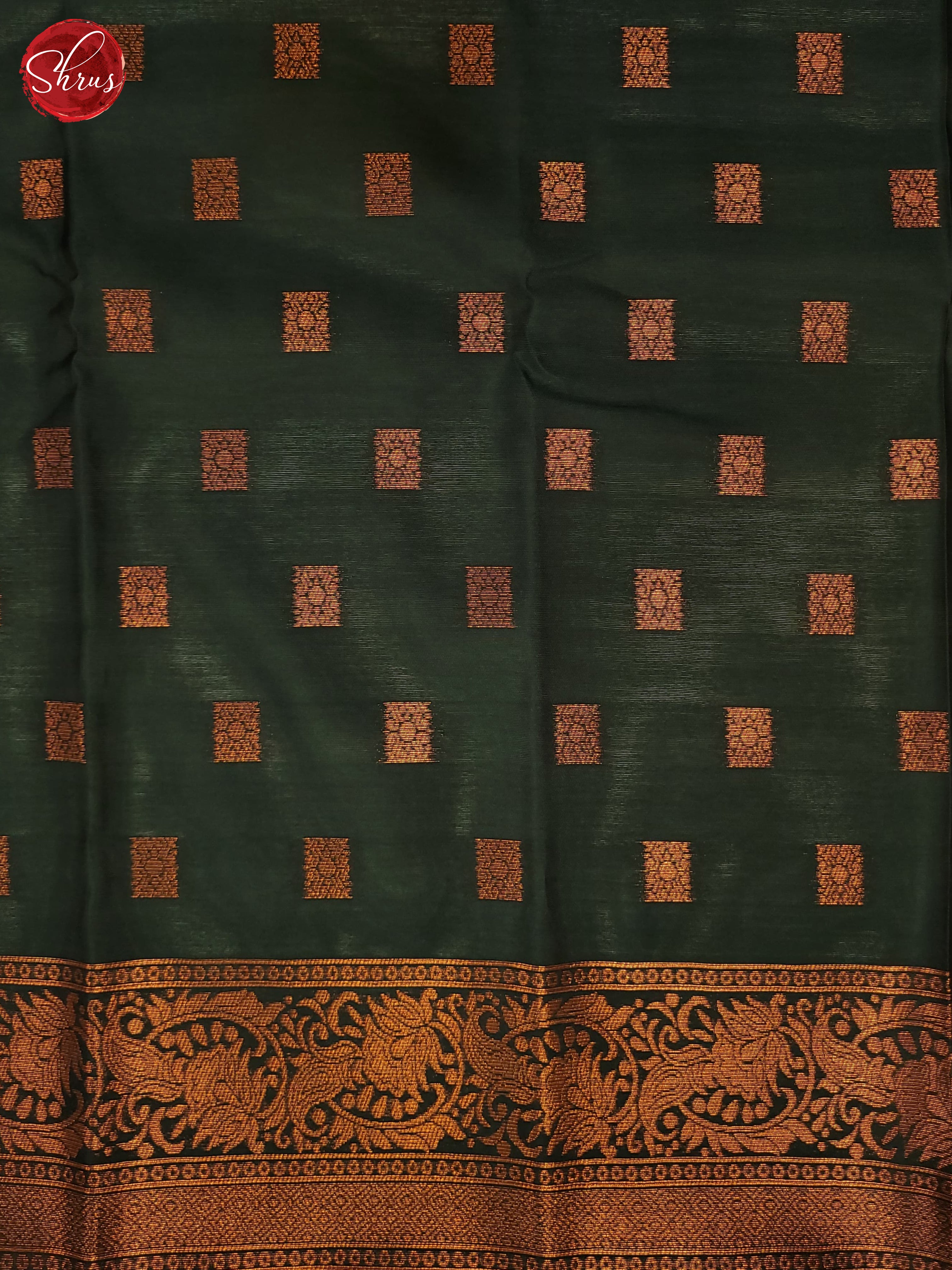 Mustard & Green - Semi Soft Silk Saree - Shop on ShrusEternity.com