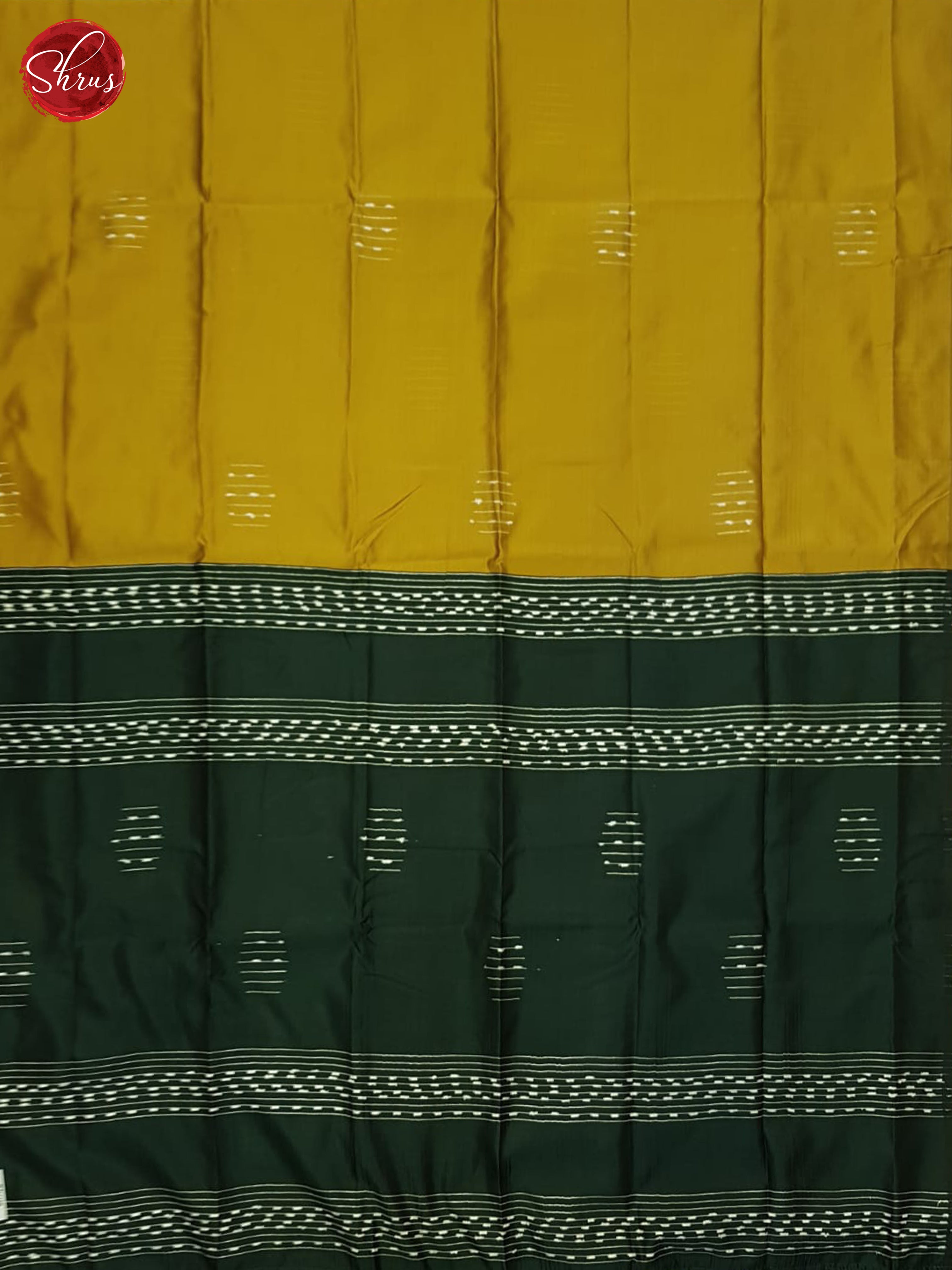 Mustard & Green - Semi Softsilk Saree - Shop on ShrusEternity.com