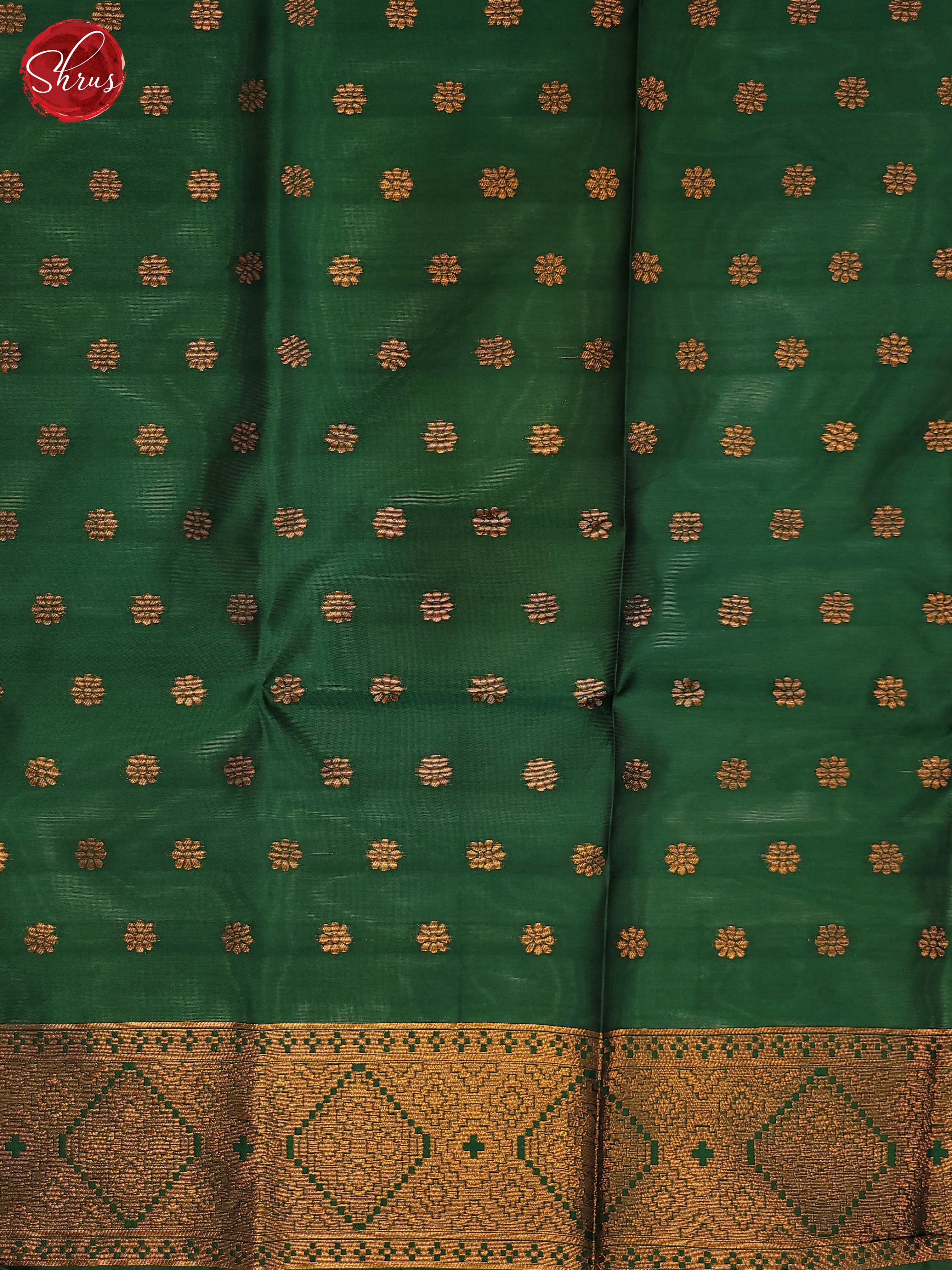 Mathulir Green & Green - Semi Soft Silk Saree - Shop on ShrusEternity.com