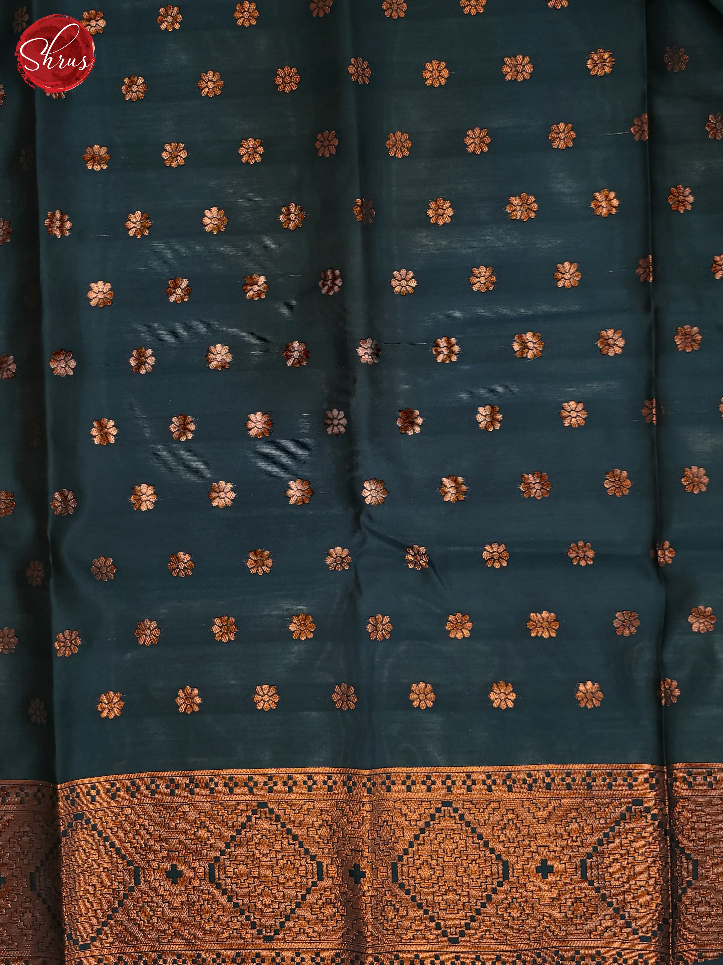 Pastel Blue & Blue - Semi Soft Silk Saree - Shop on ShrusEternity.com