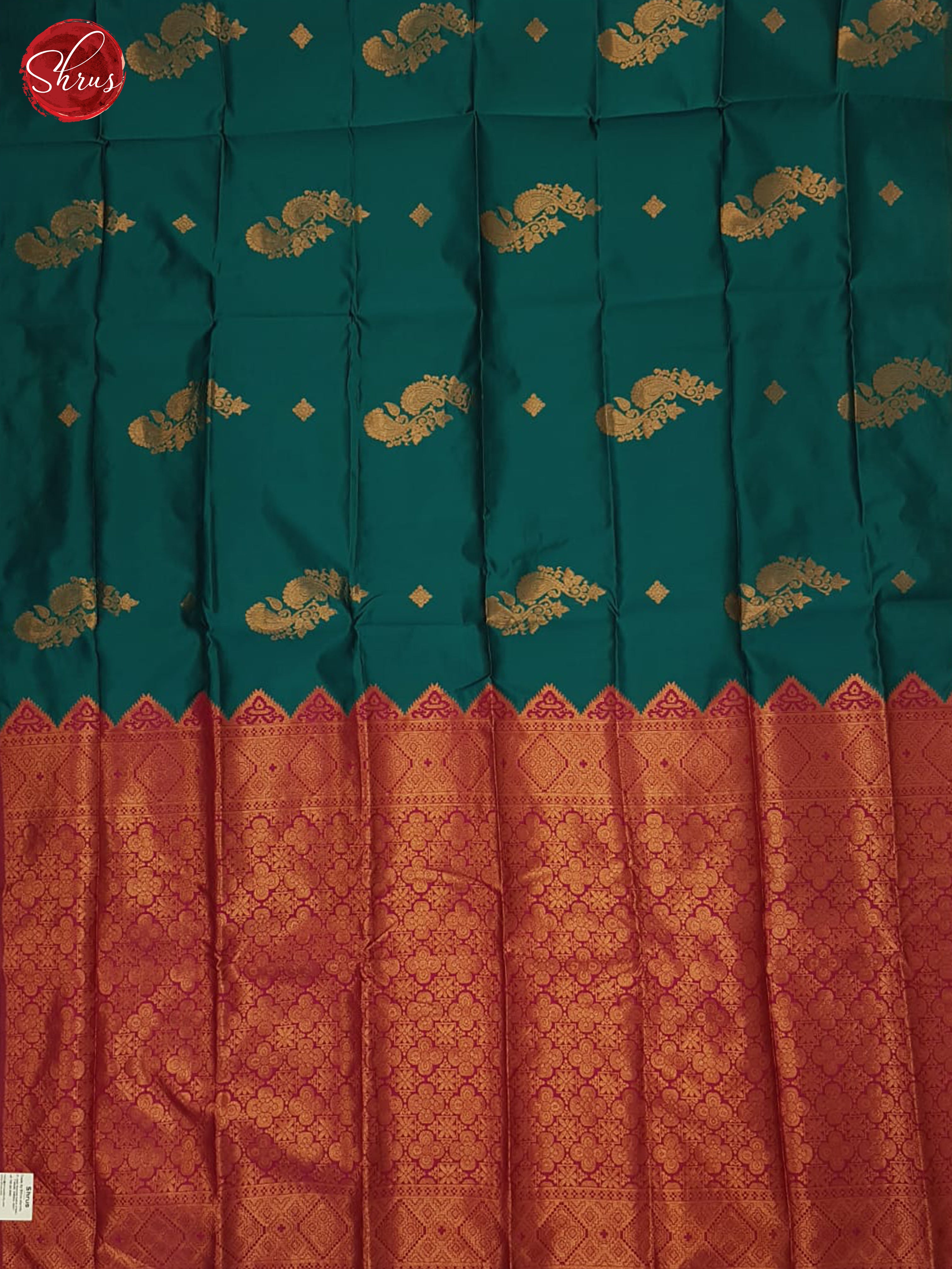 green and pink - Semi Soft Silk Saree - Shop on ShrusEternity.com