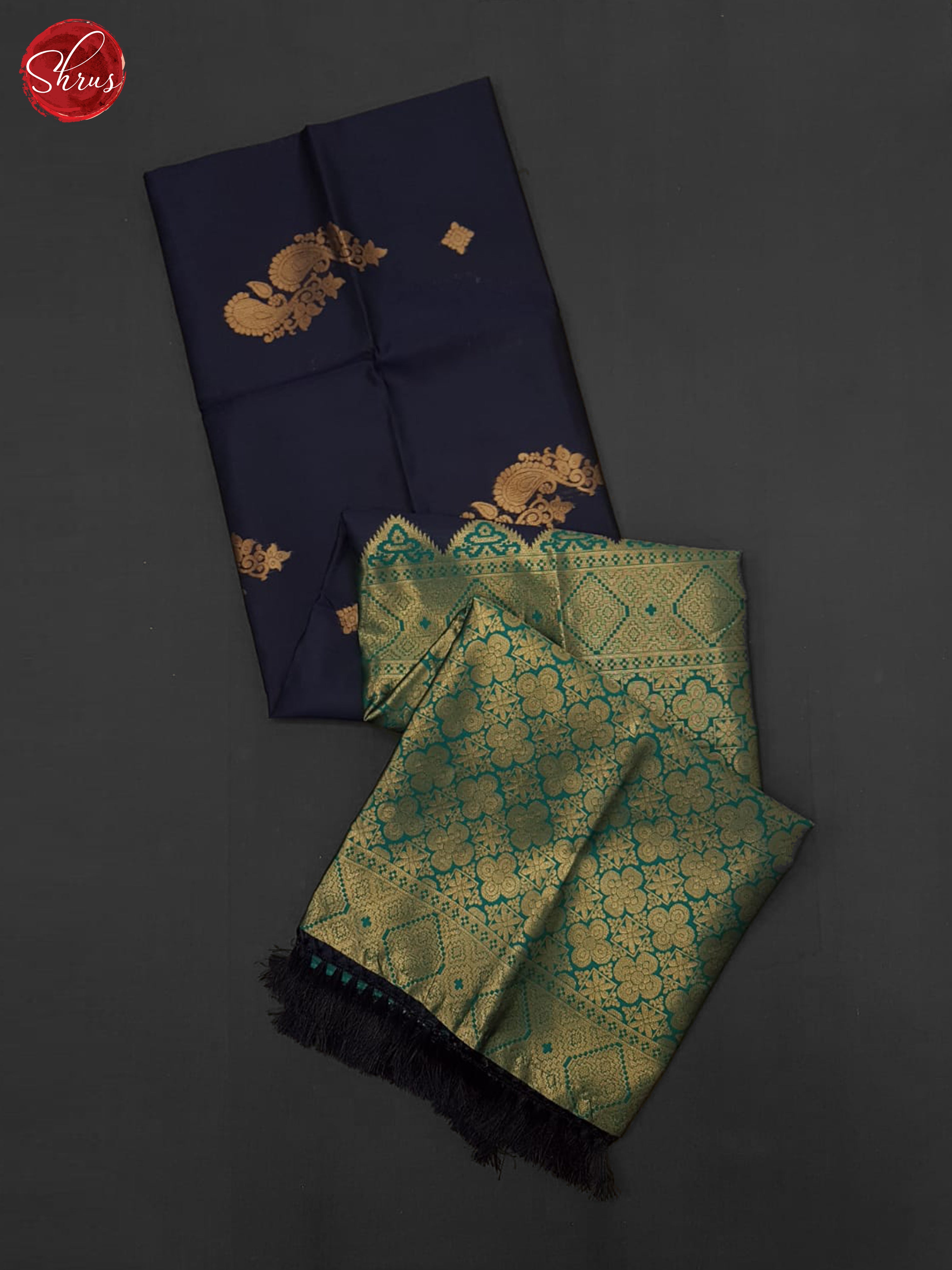 blue & Green -Semi Soft Silk Saree - Shop on ShrusEternity.com