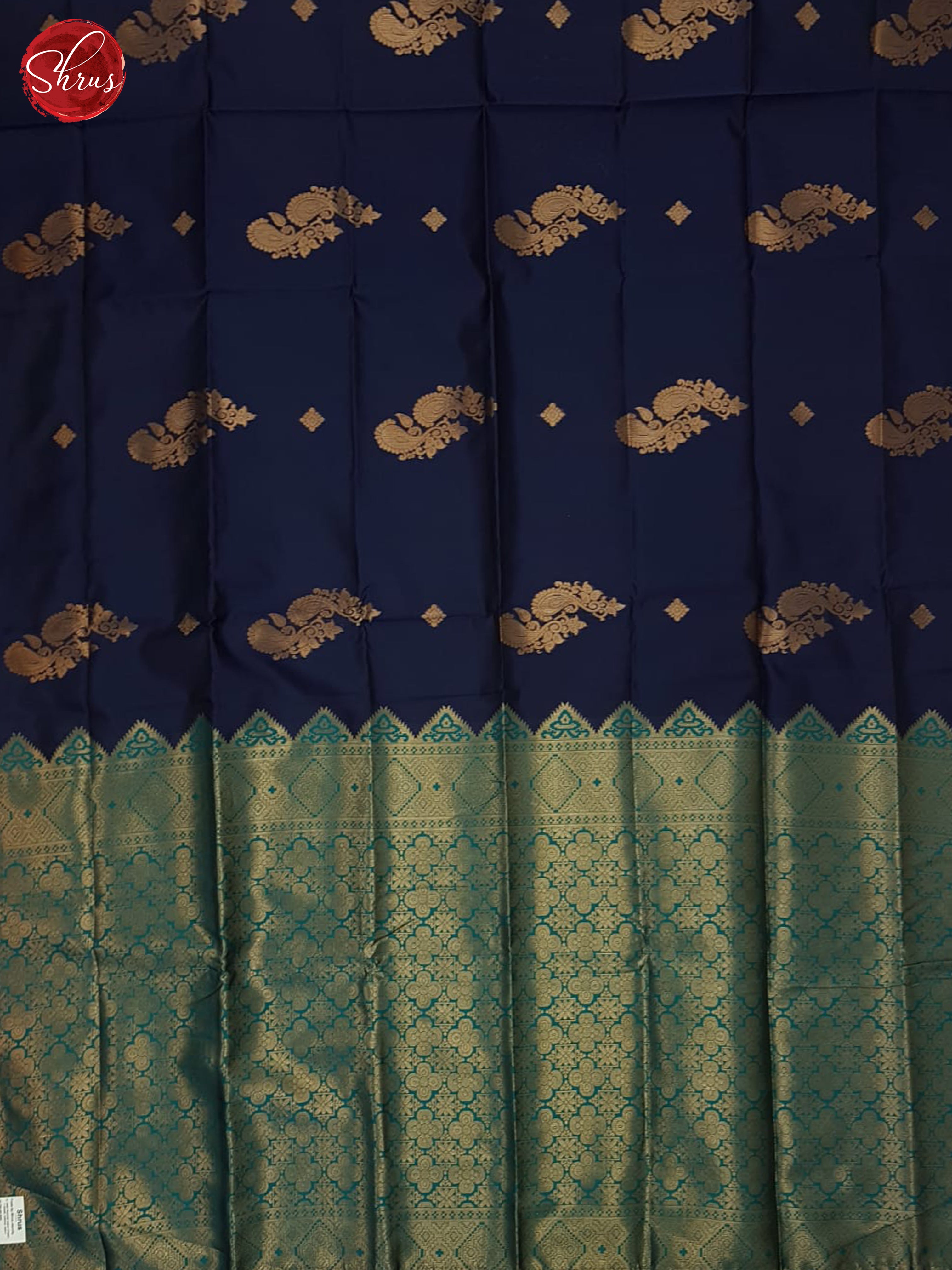 blue & Green -Semi Soft Silk Saree - Shop on ShrusEternity.com