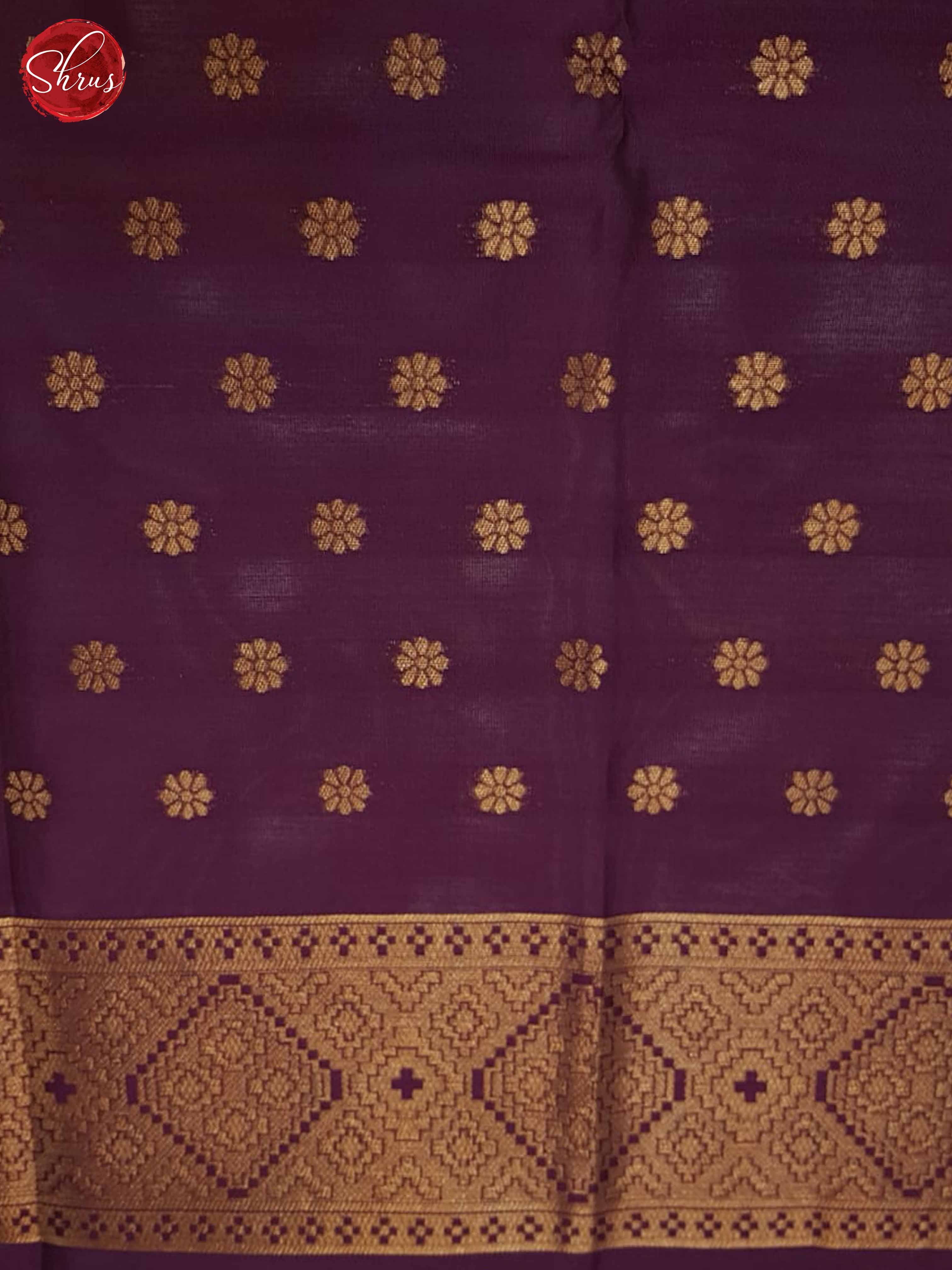 Green And Wine- Semi Soft Silk Saree - Shop on ShrusEternity.com