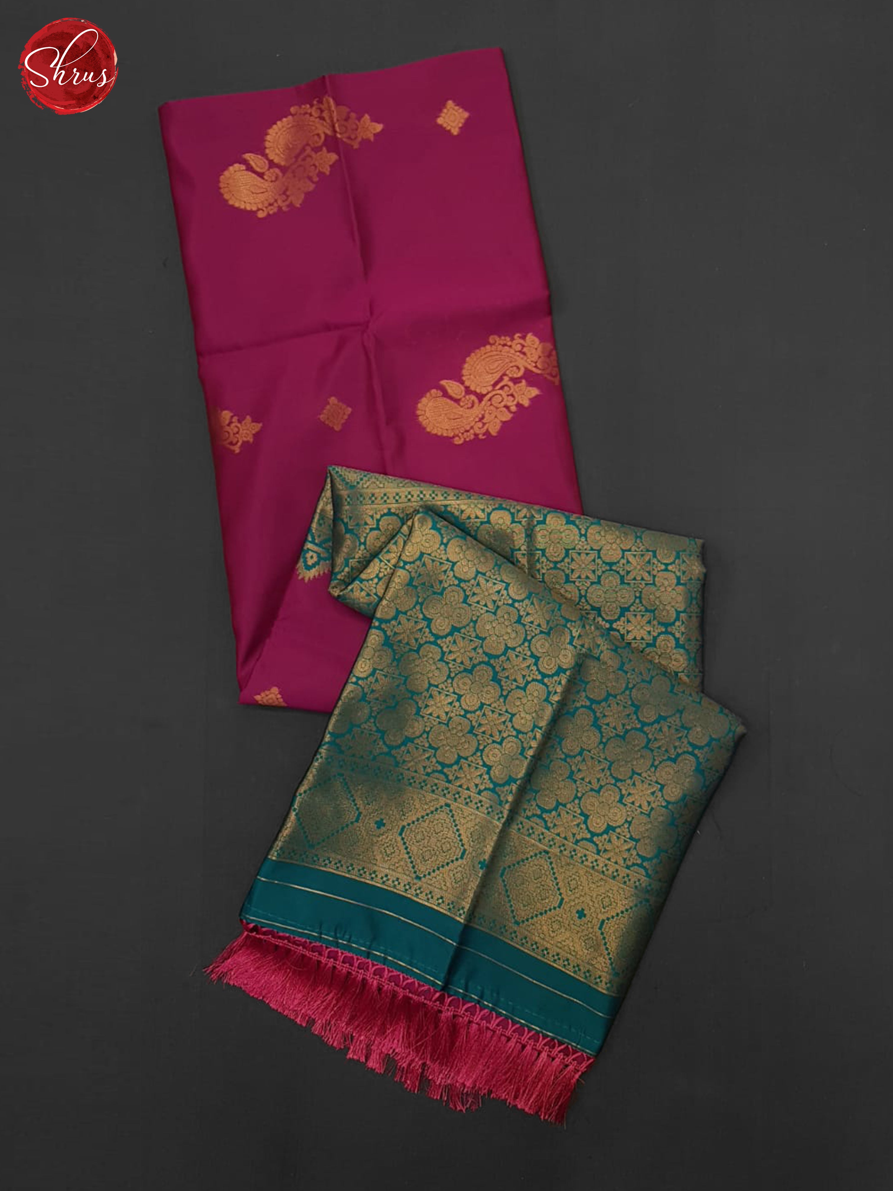 pink and green- Semi Soft Silk Saree - Shop on ShrusEternity.com