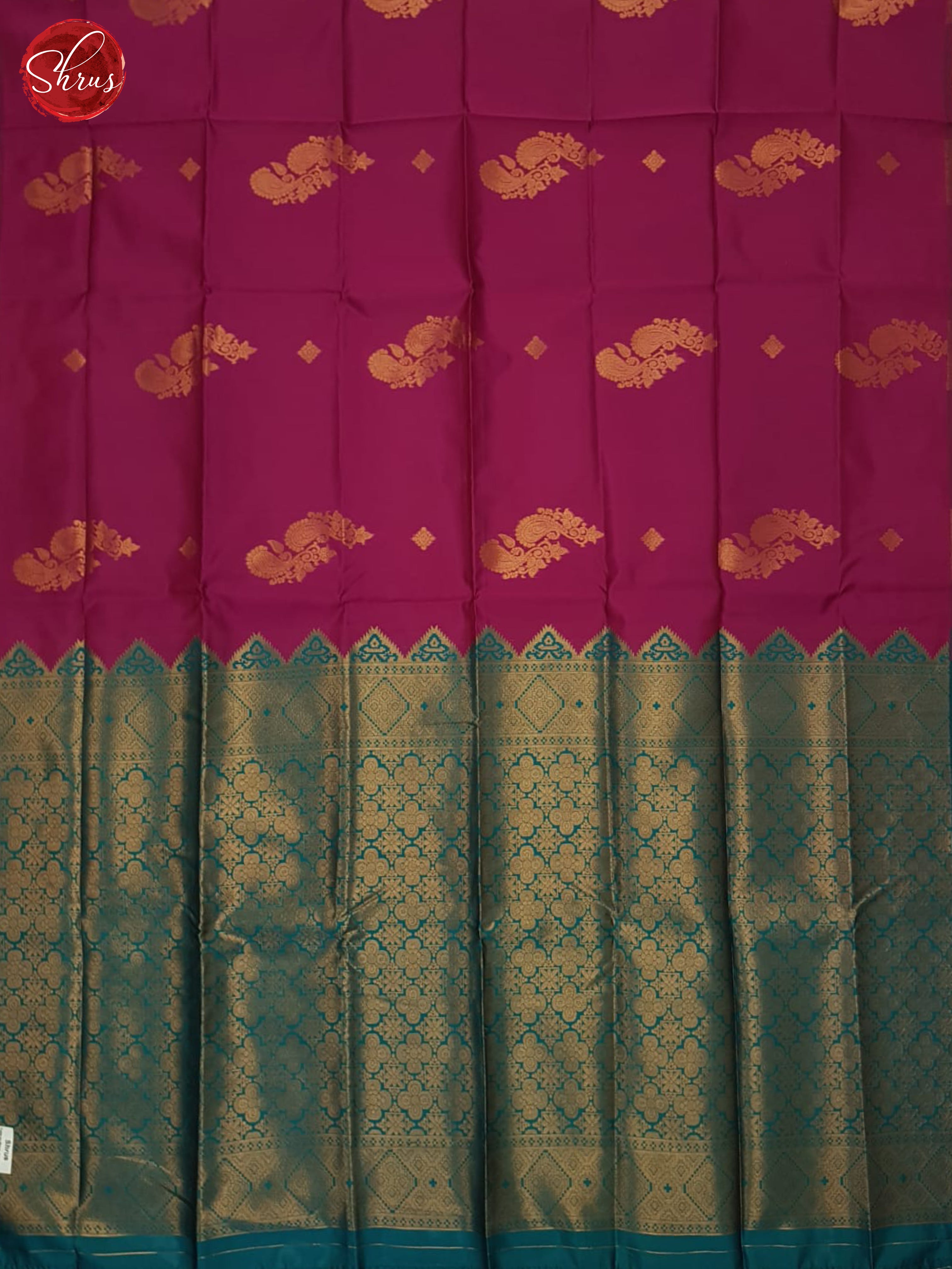 pink and green- Semi Soft Silk Saree - Shop on ShrusEternity.com