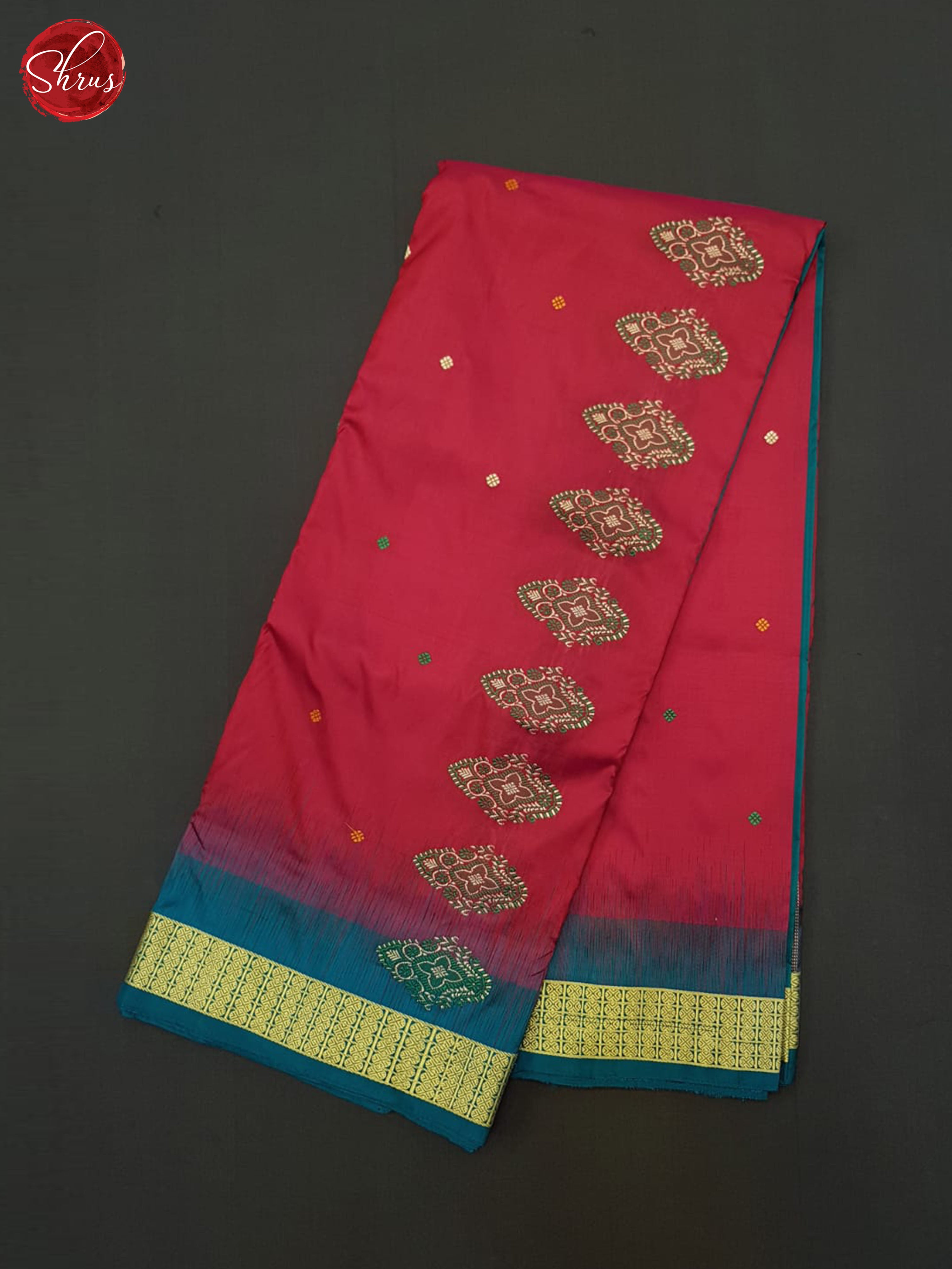 Red & Blue - Odisha Sambalpuri silk Saree - Shop on ShrusEternity.com