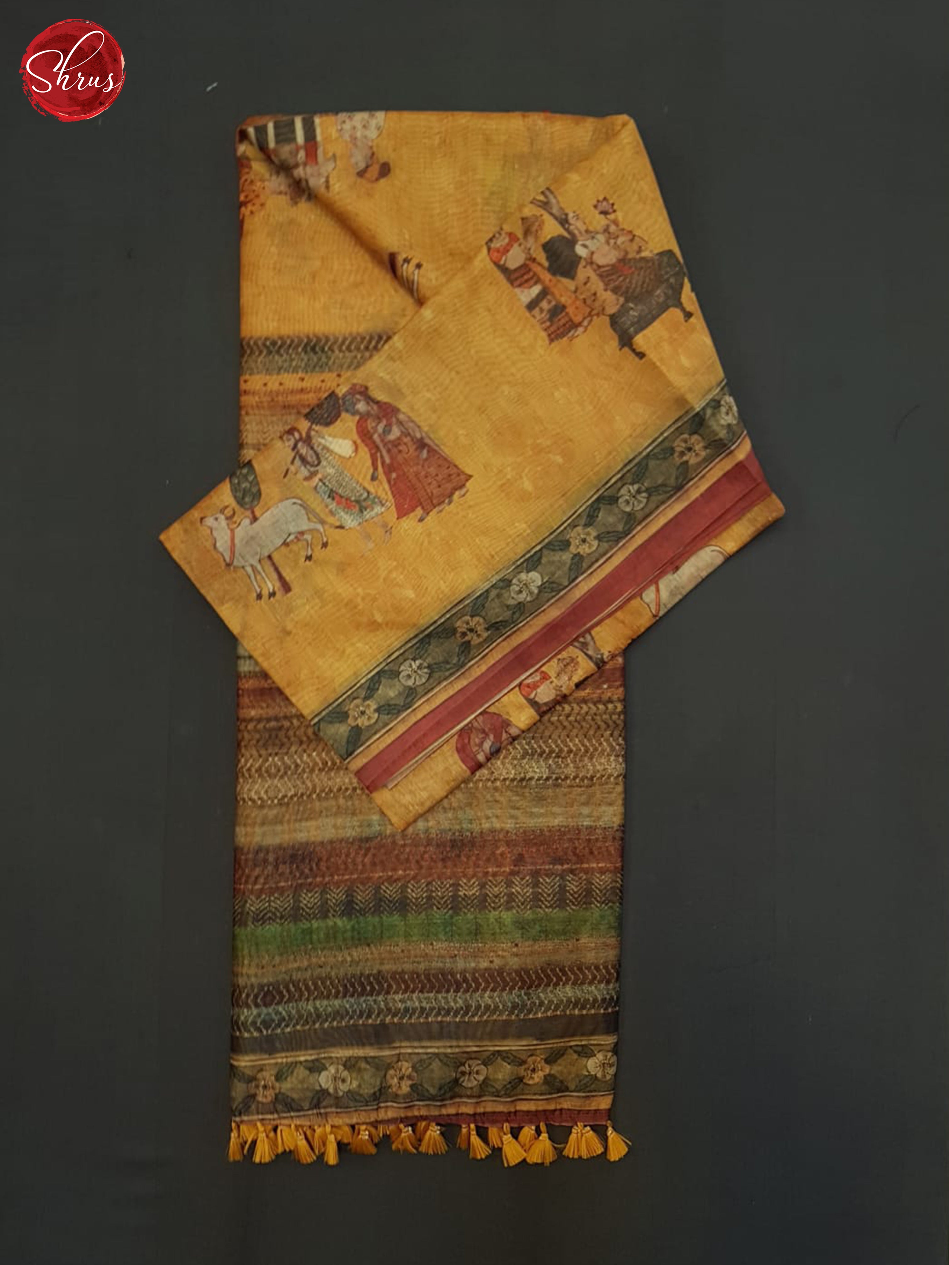 BJS18552 - Semi Chanderi Saree - Shop on ShrusEternity.com