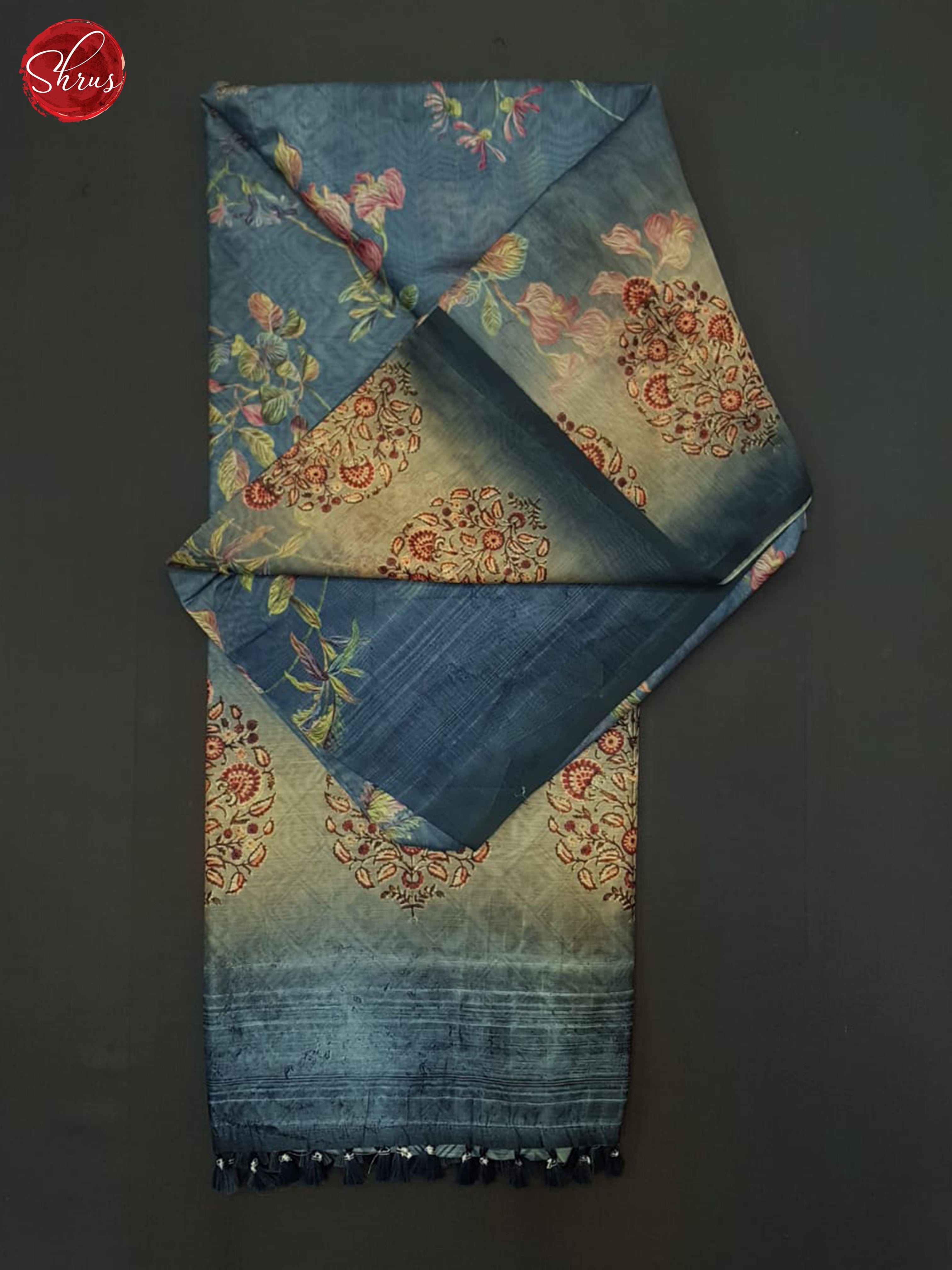 BJS18561 - Semi Chanderi Saree - Shop on ShrusEternity.com