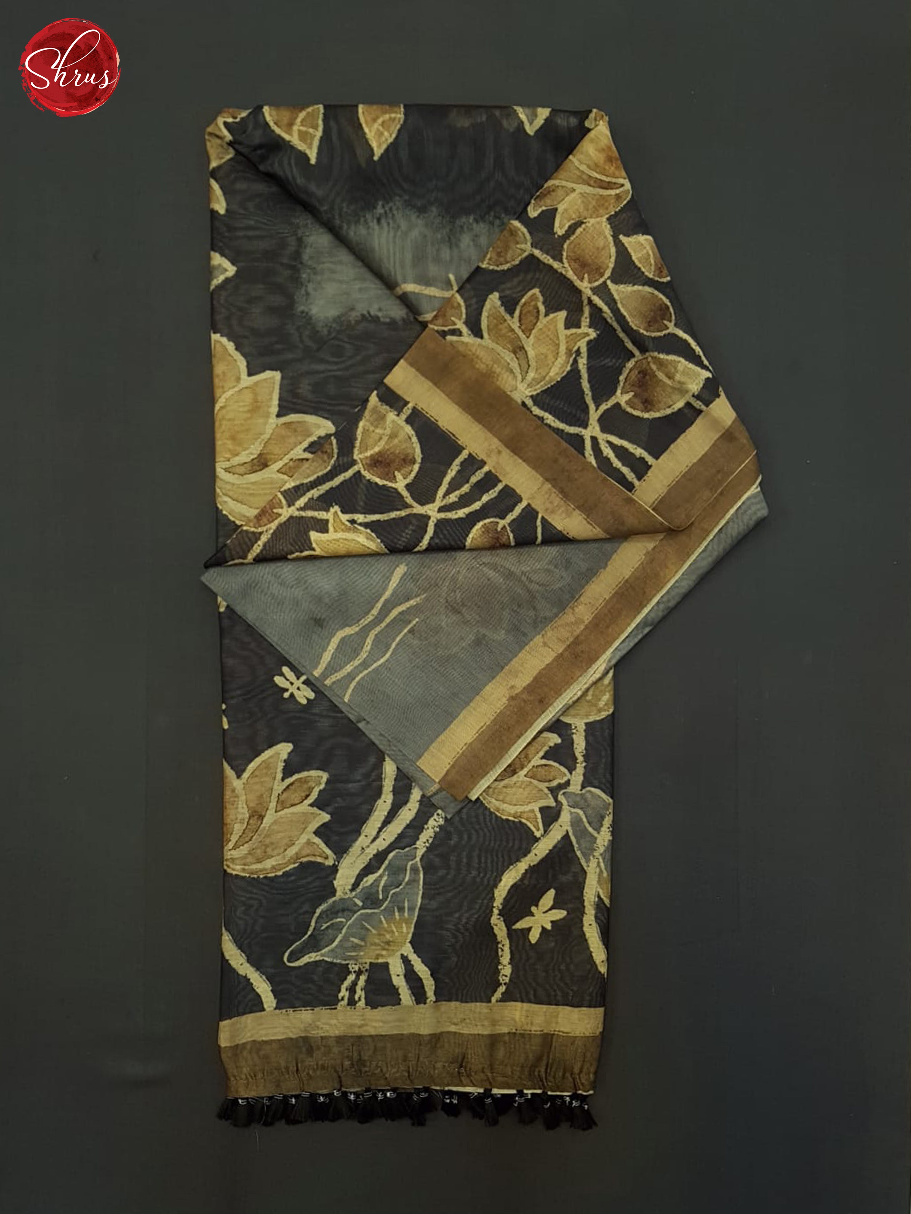 BJS18565 - Semi Chanderi Saree - Shop on ShrusEternity.com