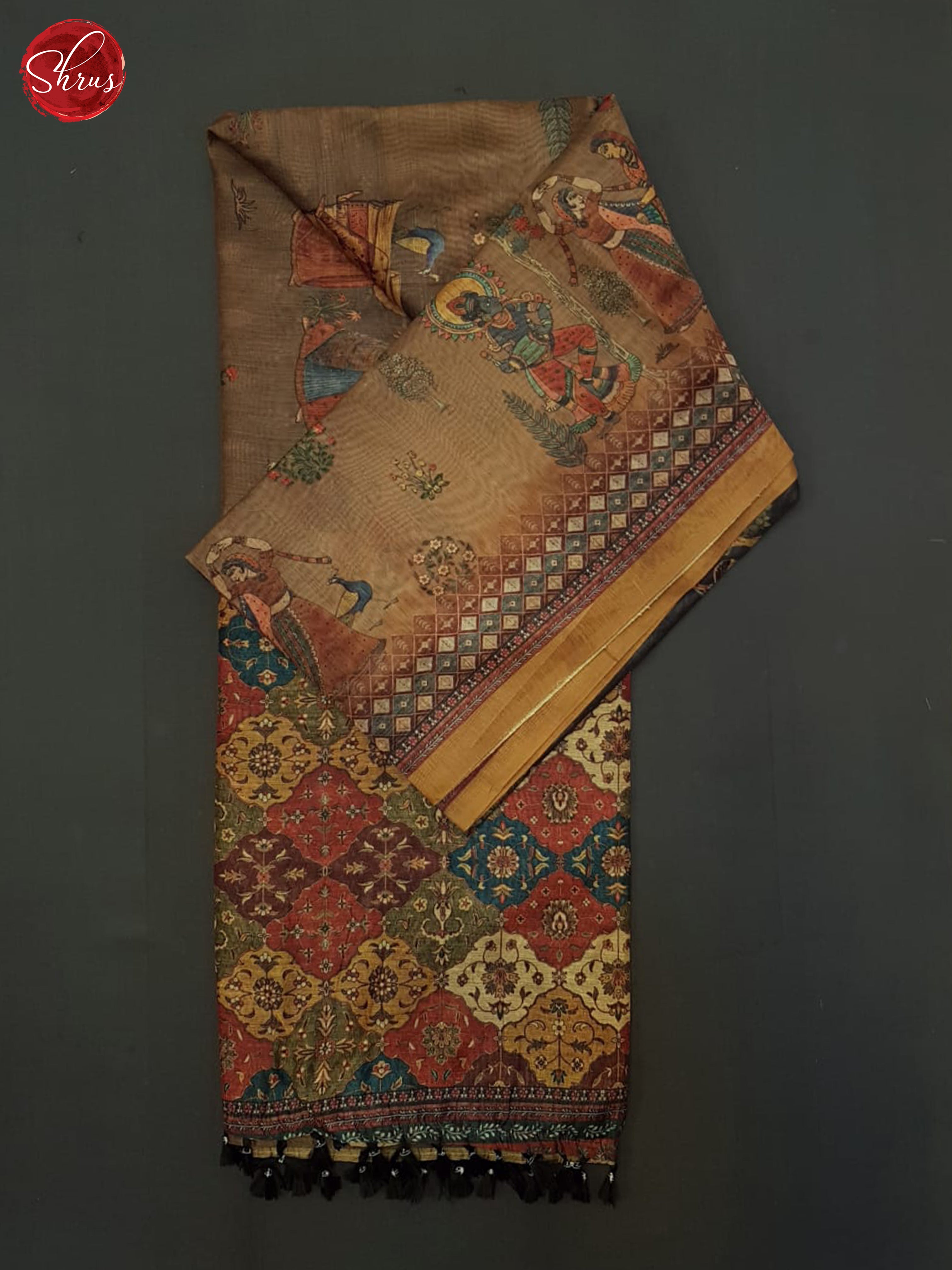 BJS18576 - Semi Chanderi Saree - Shop on ShrusEternity.com