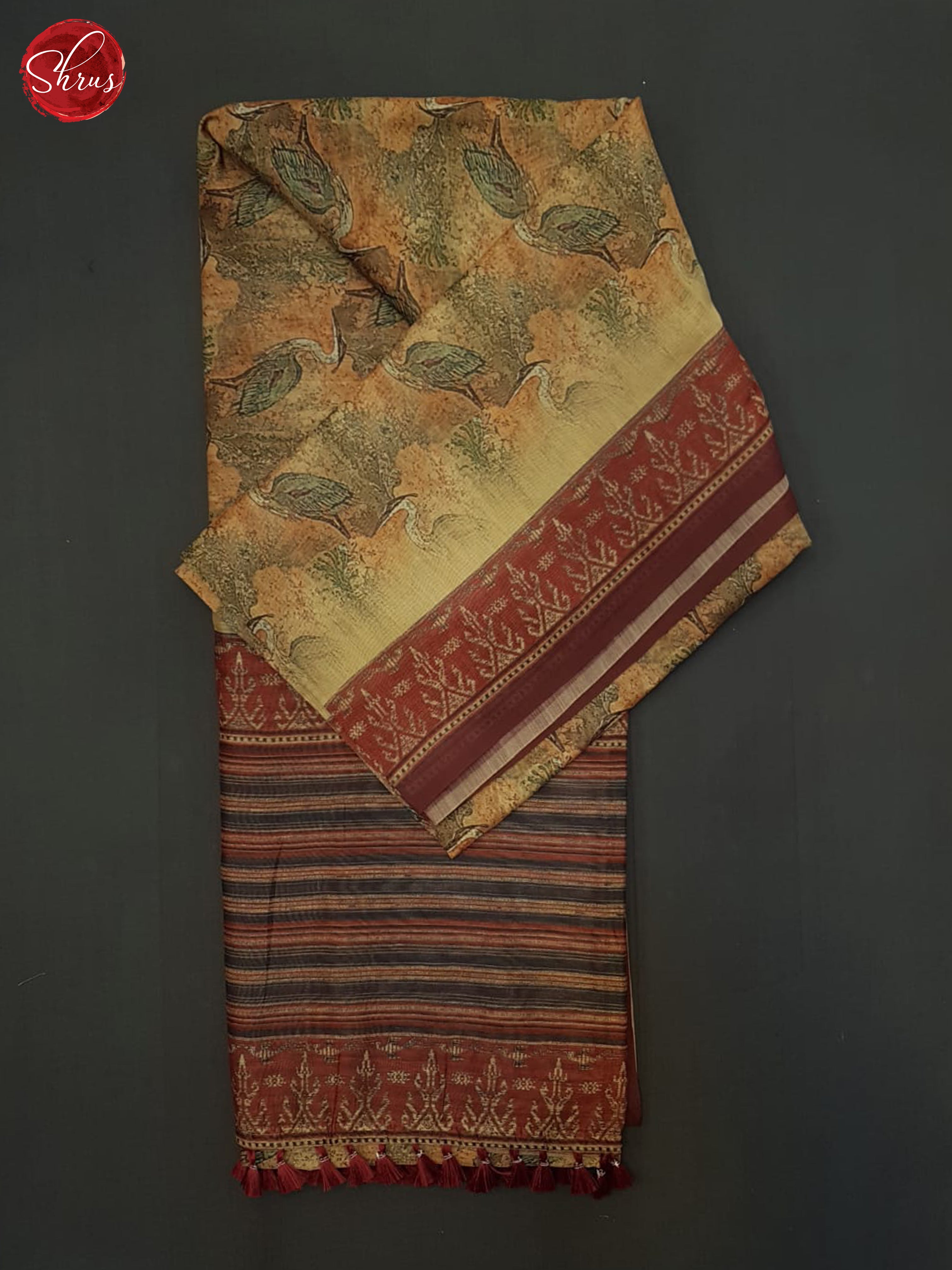 BJS18582 - Semi Chanderi Saree - Shop on ShrusEternity.com