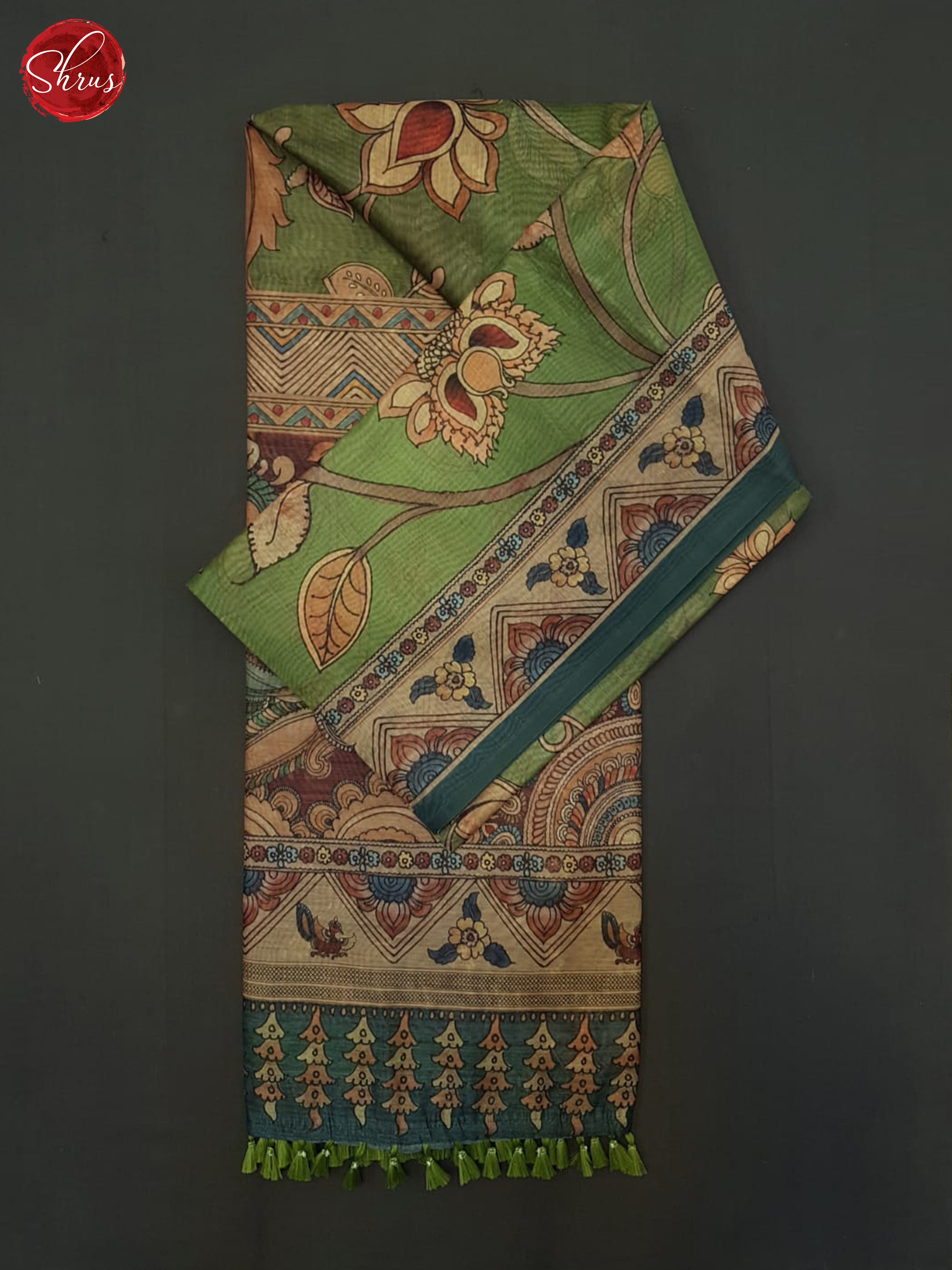 BJS18592 - Semi Chanderi Saree - Shop on ShrusEternity.com