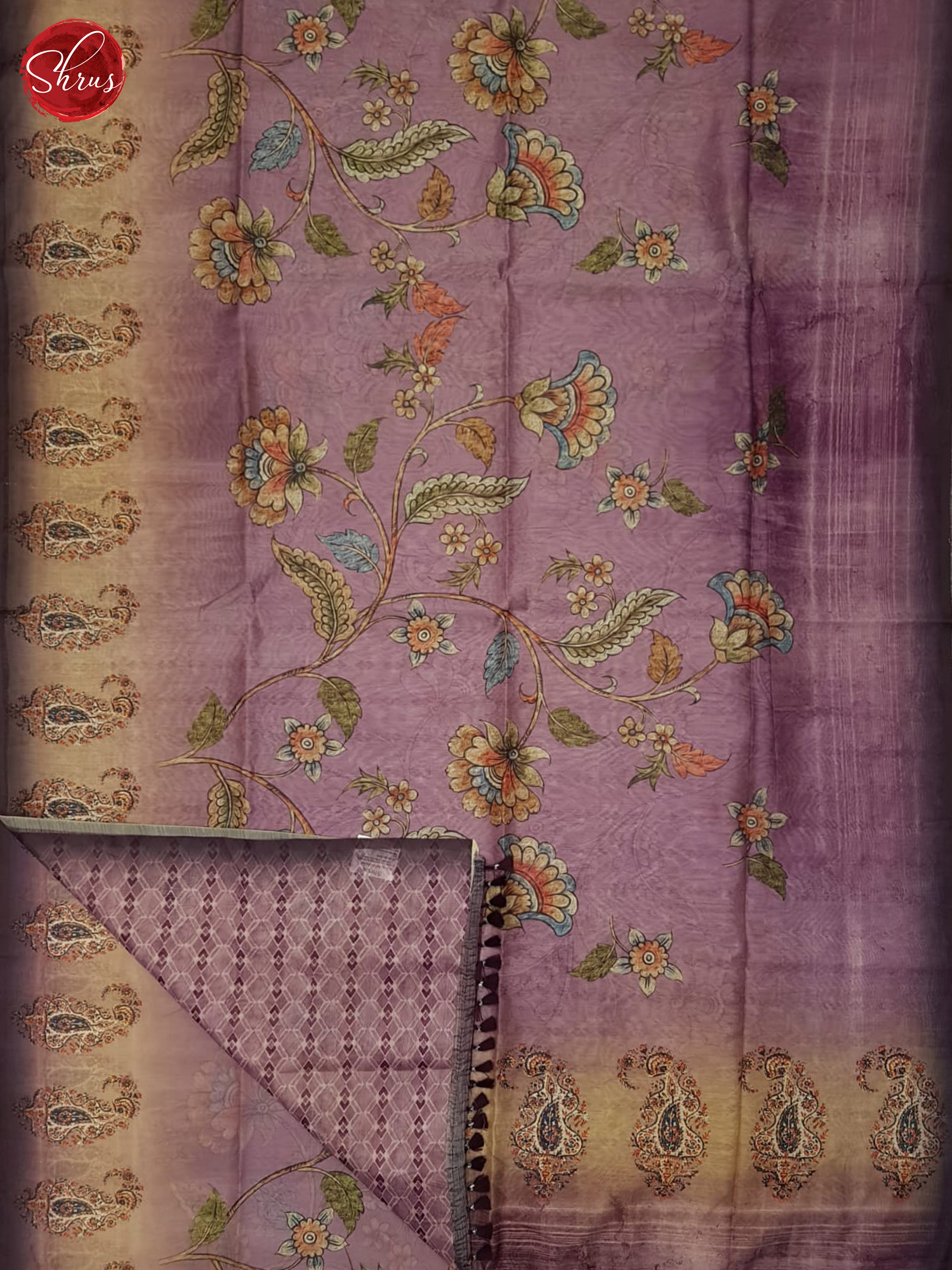 BJS18607 - Semi Chanderi Saree - Shop on ShrusEternity.com